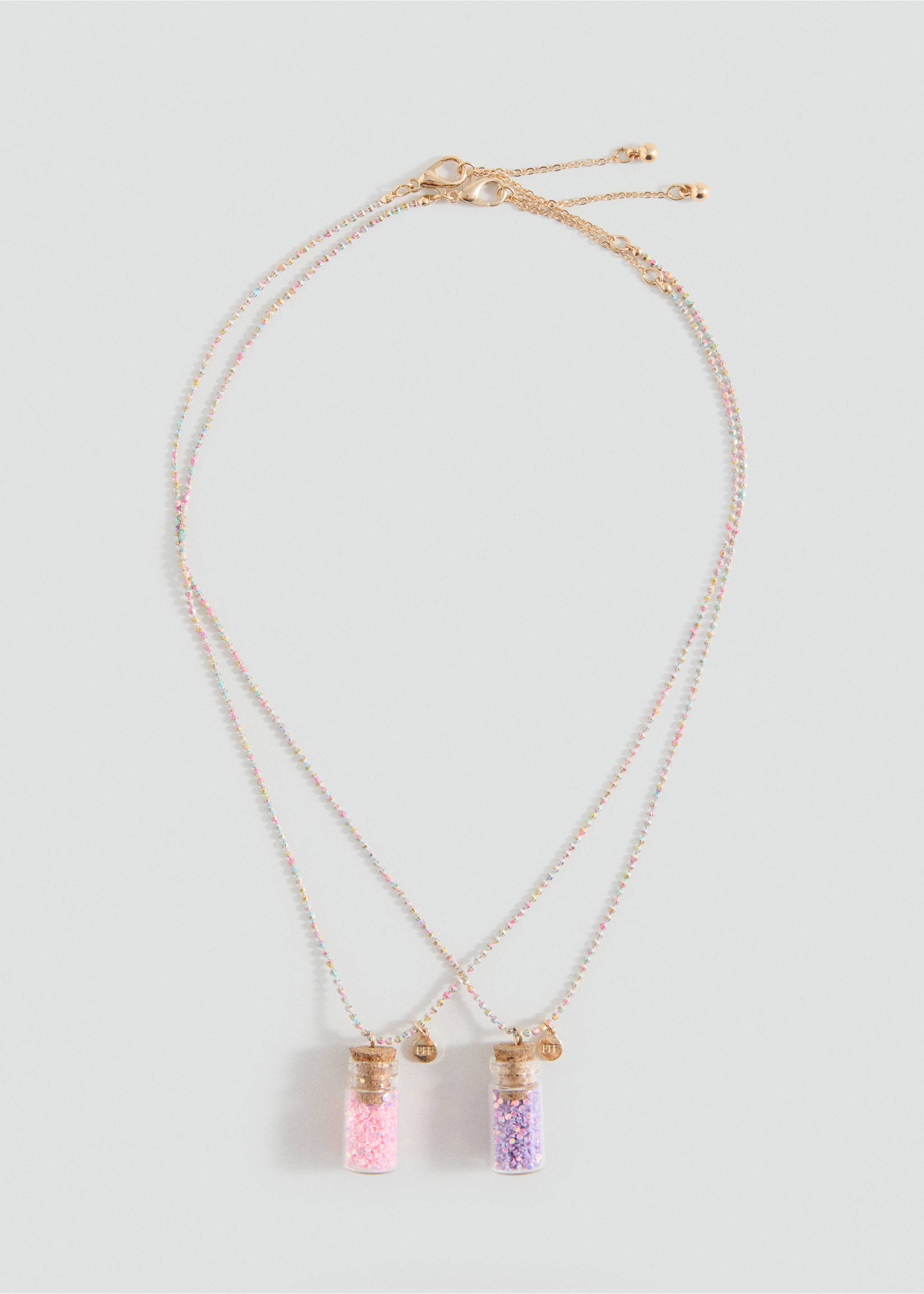 2 pack of necklaces - Article without model, Pink. Ref: 17011202-00.