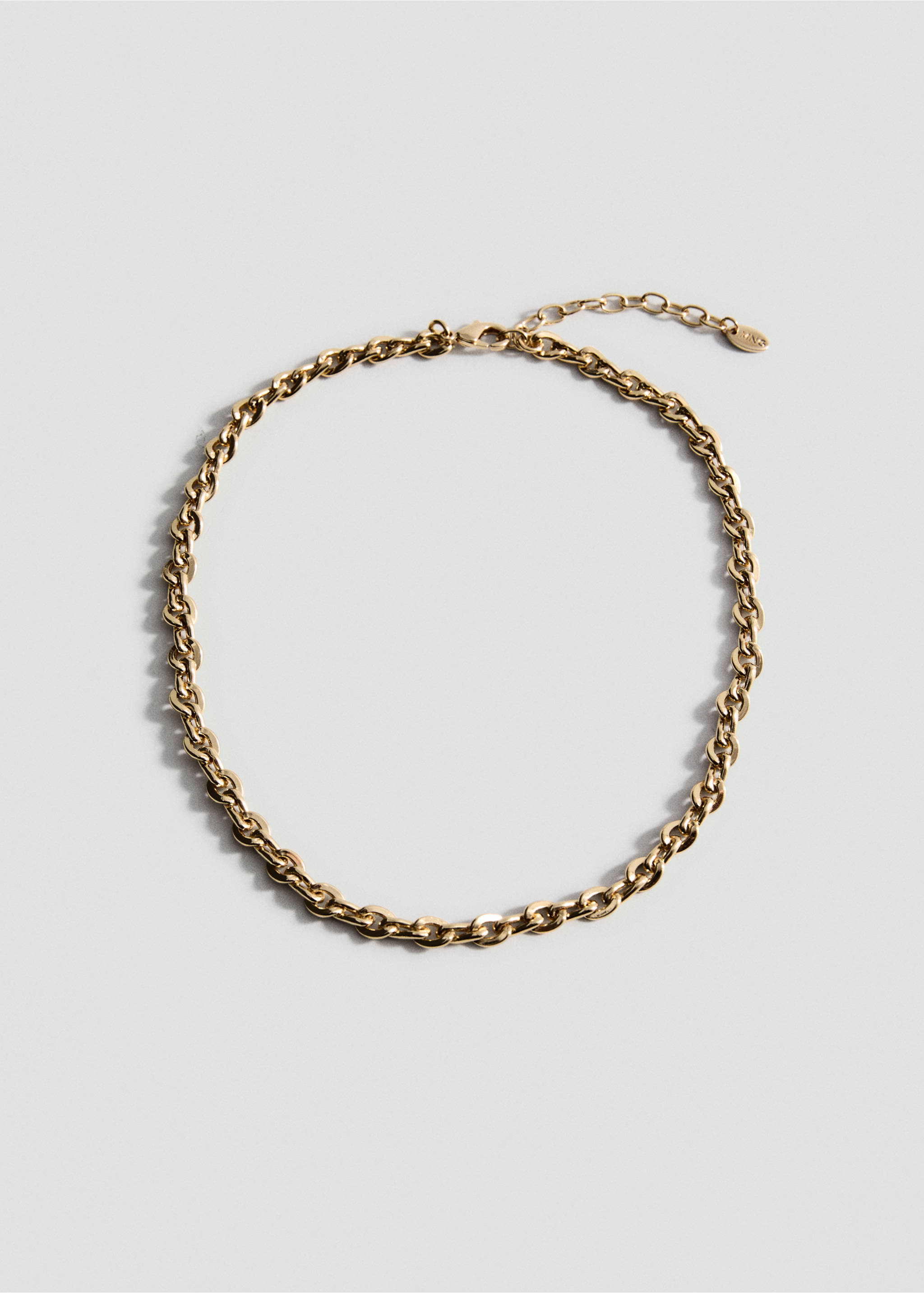 Link chain necklace - Article without model, Gold. Ref: 17011203-00.
