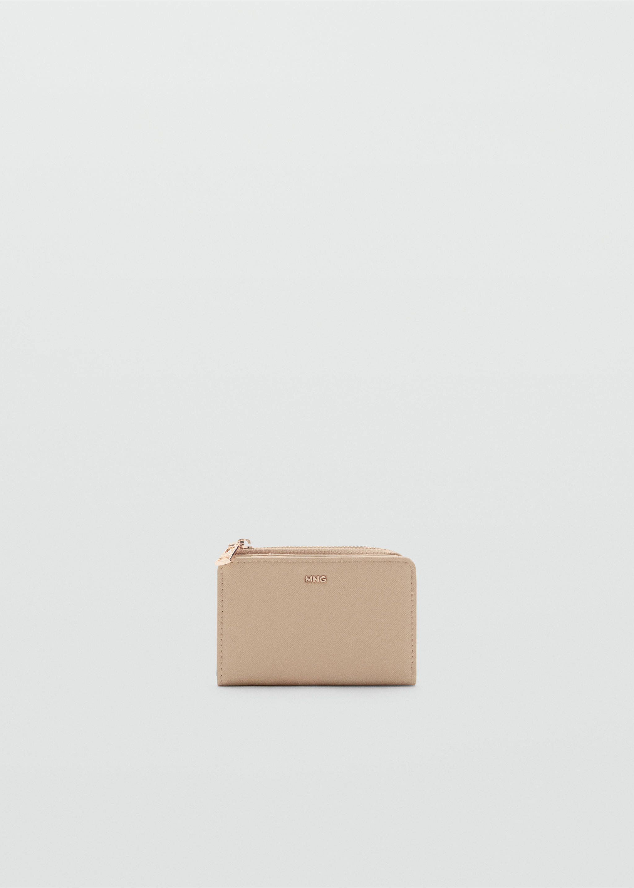 Small wallet with Saffiano effect - Article without model, Vanilla. Ref: 17011217-00.