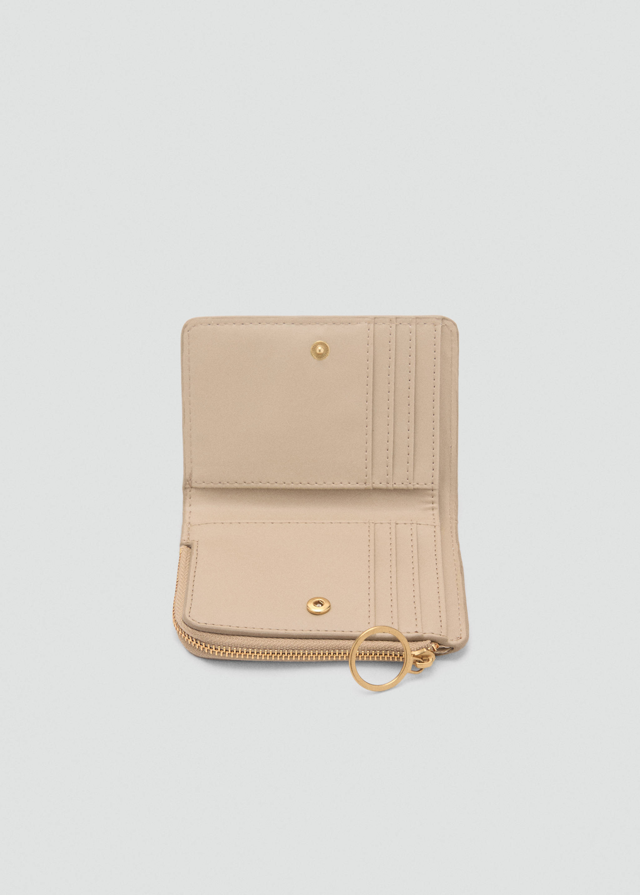 Embossed faux-leather purse - Details of the article 1