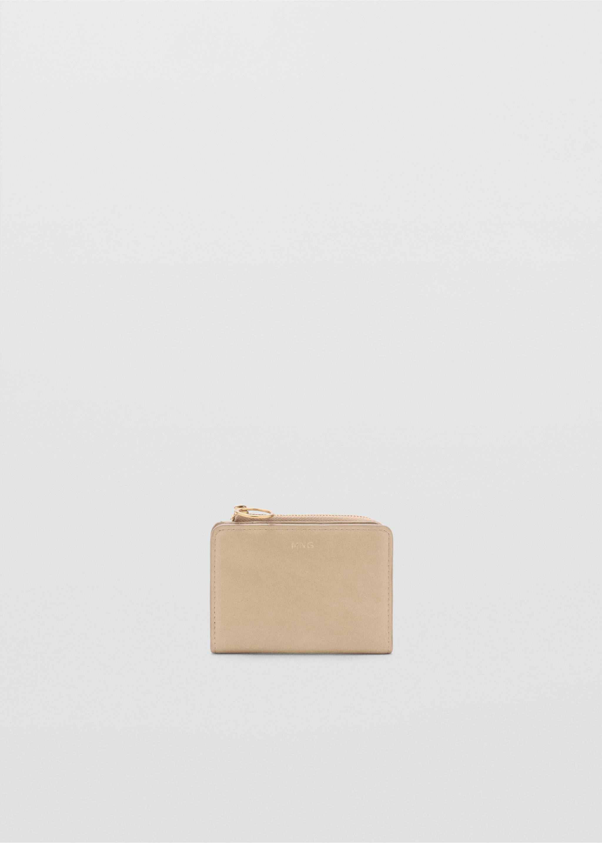 Embossed faux-leather purse - Article without model, Beige. Ref: 17011218-00.