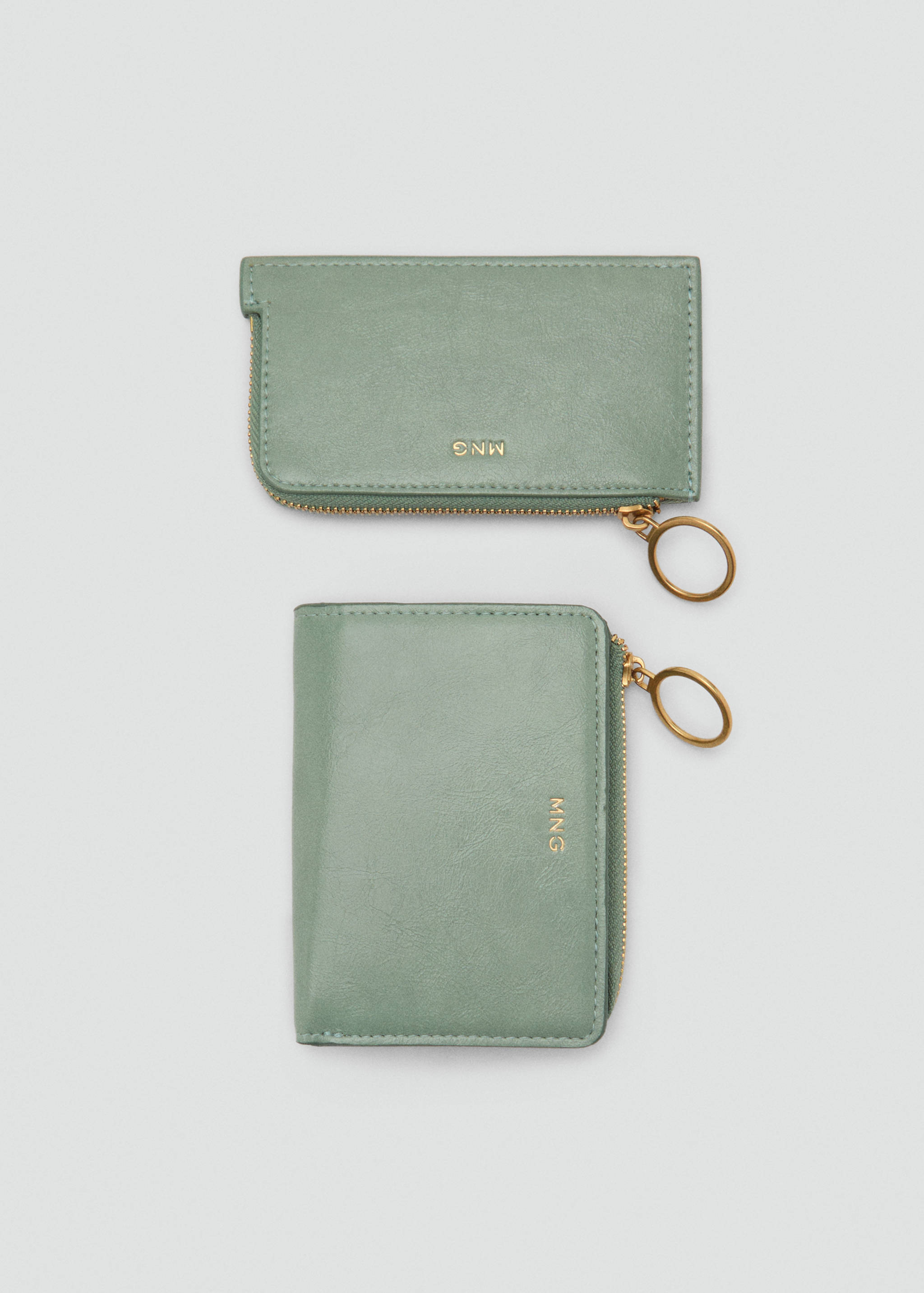 Embossed faux-leather purse - Details of the article 2