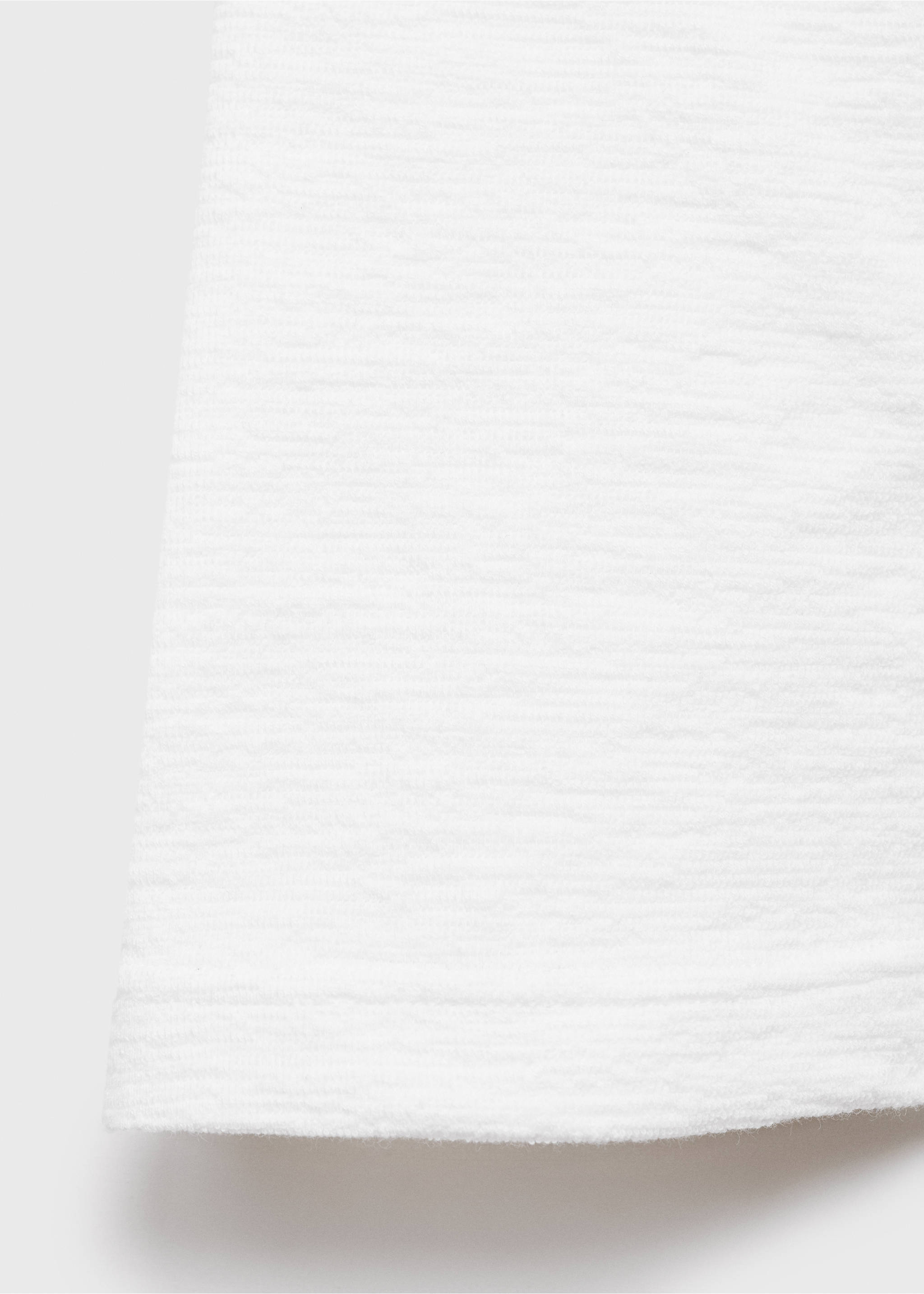 Crochet appliqué top - Details of the article 0, Off White. Ref: 17011223-00.