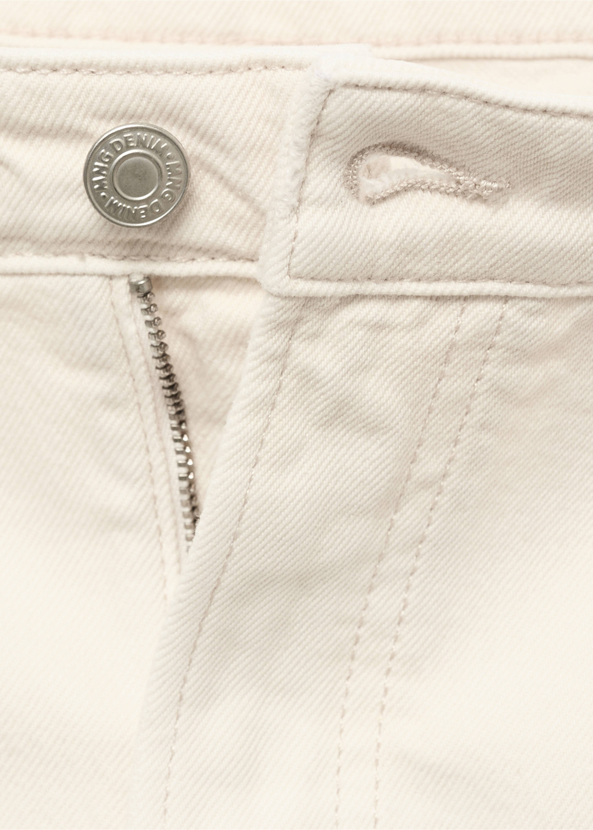 Jean Ben cropped tapered-fit - Détail de l'article 8, Écru. Ref: 17011224-00.