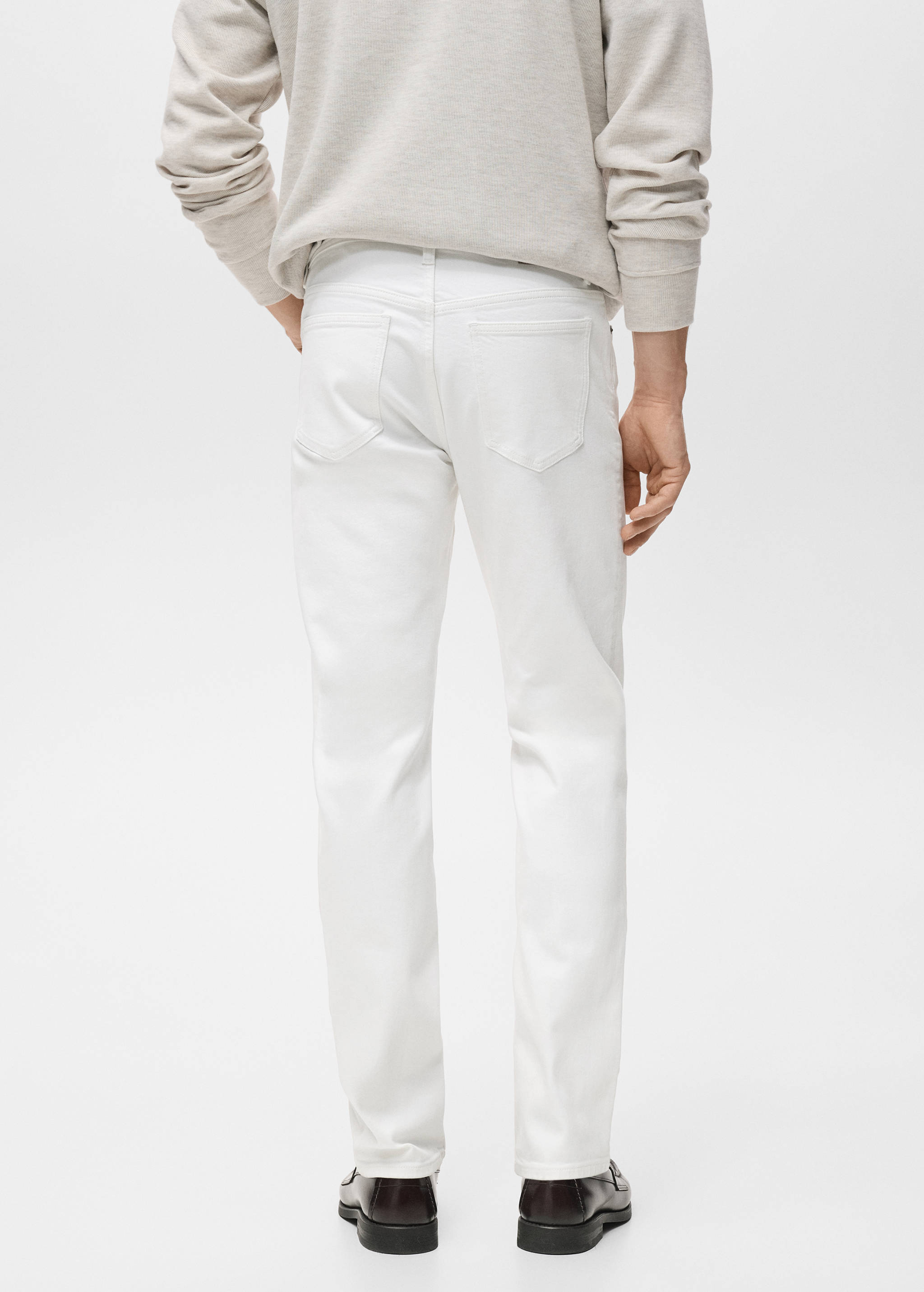 Jean Jan slim fit blanc - Verso de l’article