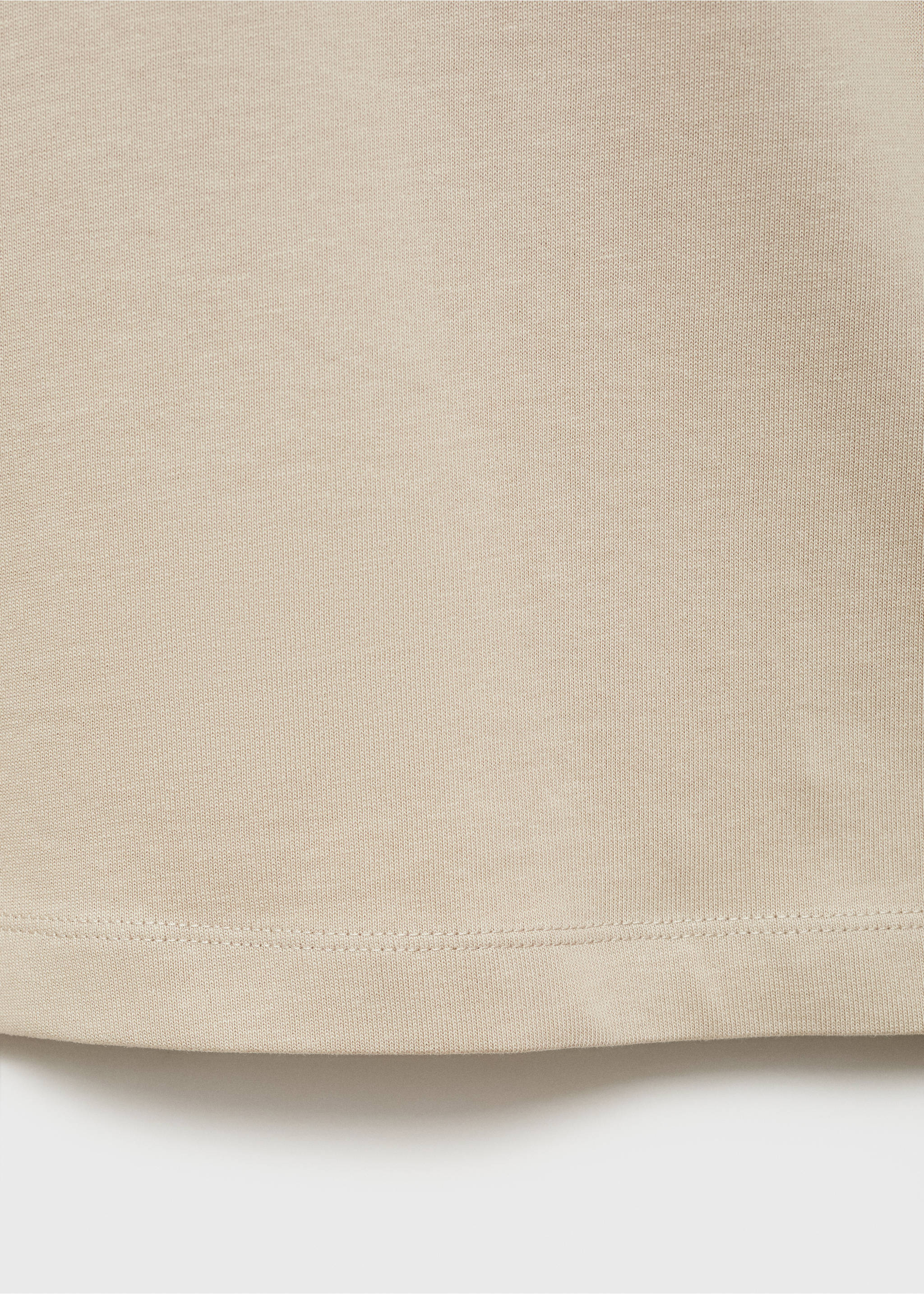 Relaxed Fit-T-Shirt aus 100 % Baumwolle - Detail des Artikels 0, Ecru. Ref: 17011240-00.