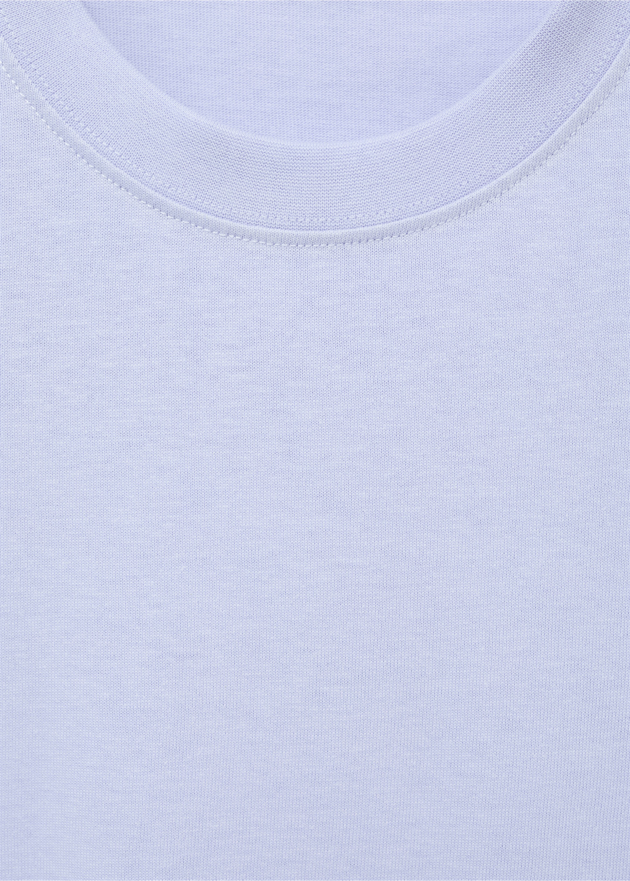 Relaxed Fit-T-Shirt aus 100 % Baumwolle - Detail des Artikels 0, Himmelblau. Ref: 17011240-00.