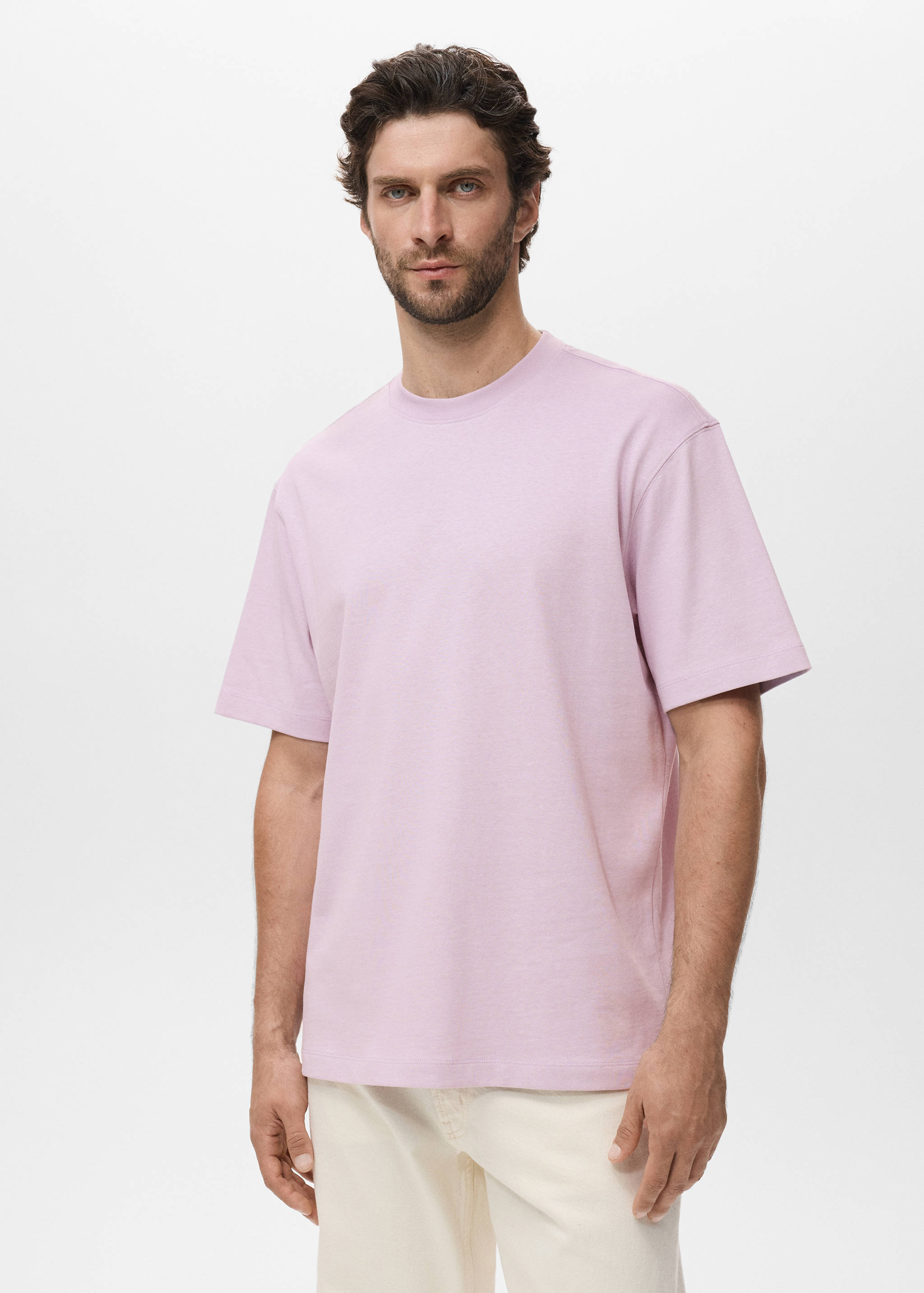 100% cotton relaxed-fit t-shirt - Medium plane