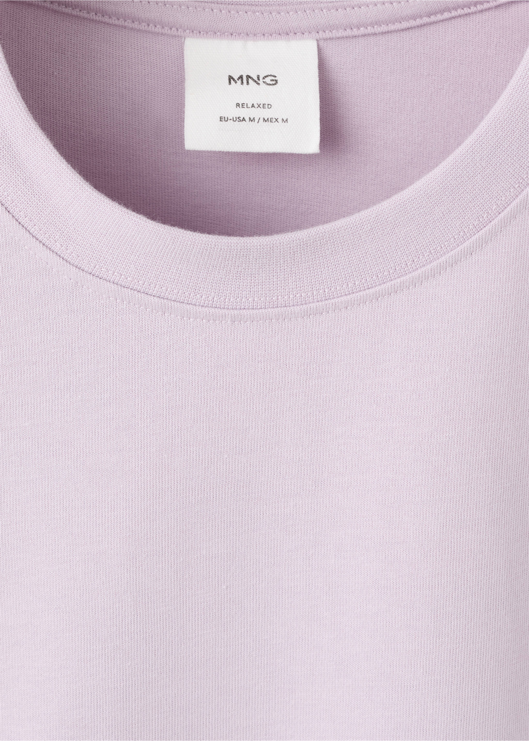 T-shirt 100 % coton relaxed-fit - Détail de l'article 8, Rose. Ref: 17011240-00.