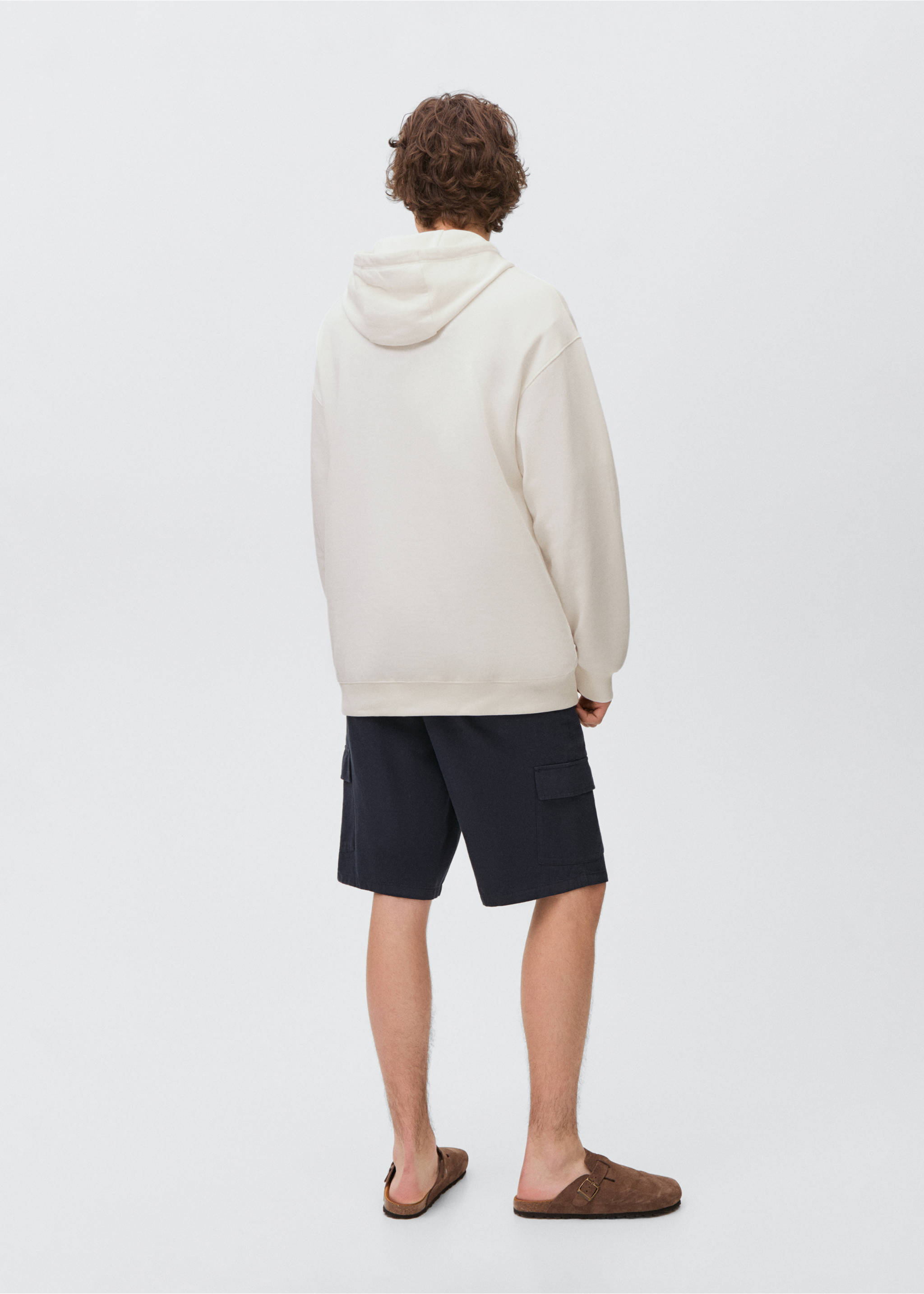 Hoodie cotton sweatshirt - Reverse of the article, Off White. Ref: 17011241-00.