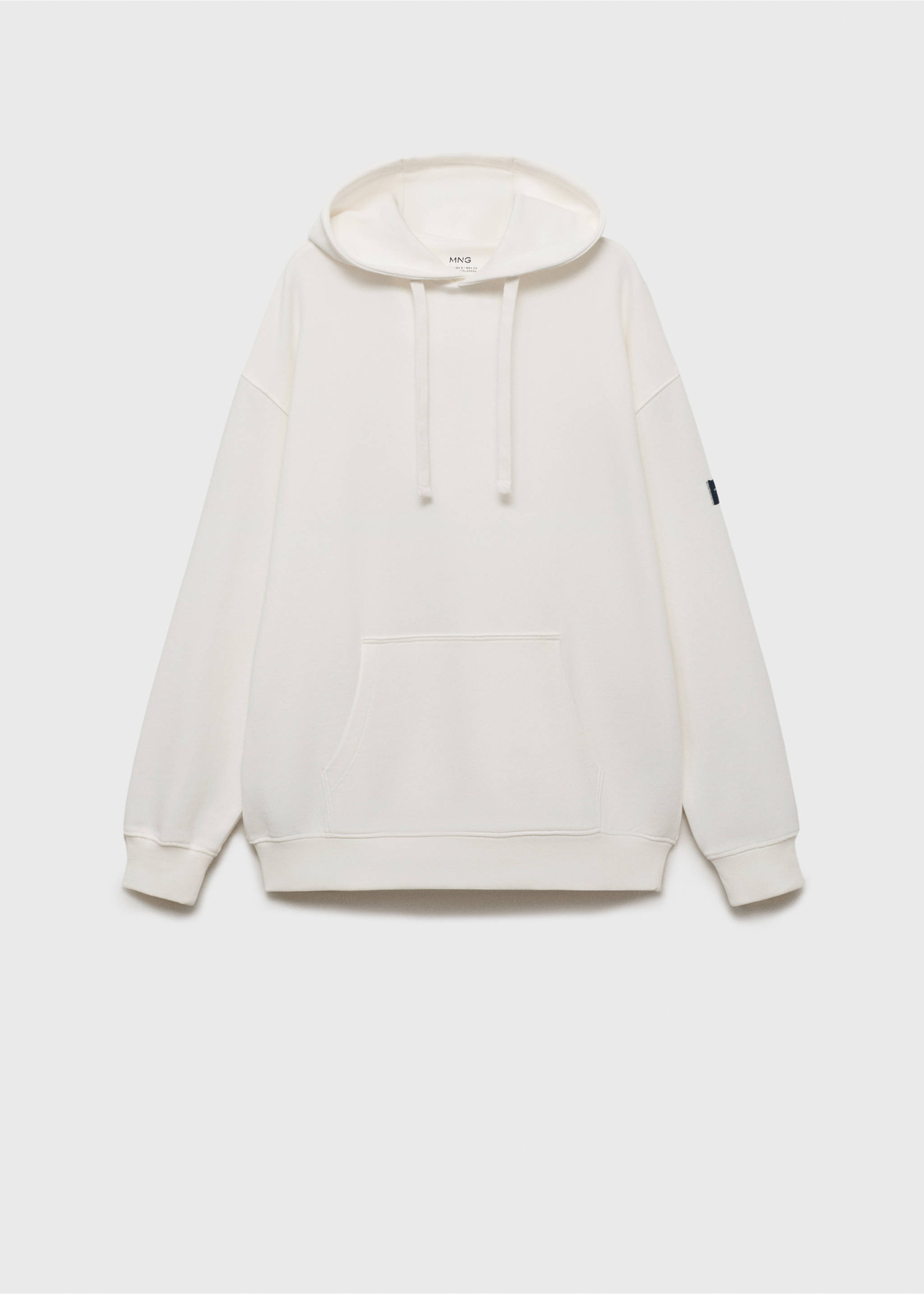 Sudadera algodón capucha - Artículo sin modelo, Blanco roto. Ref: 17011241-00.