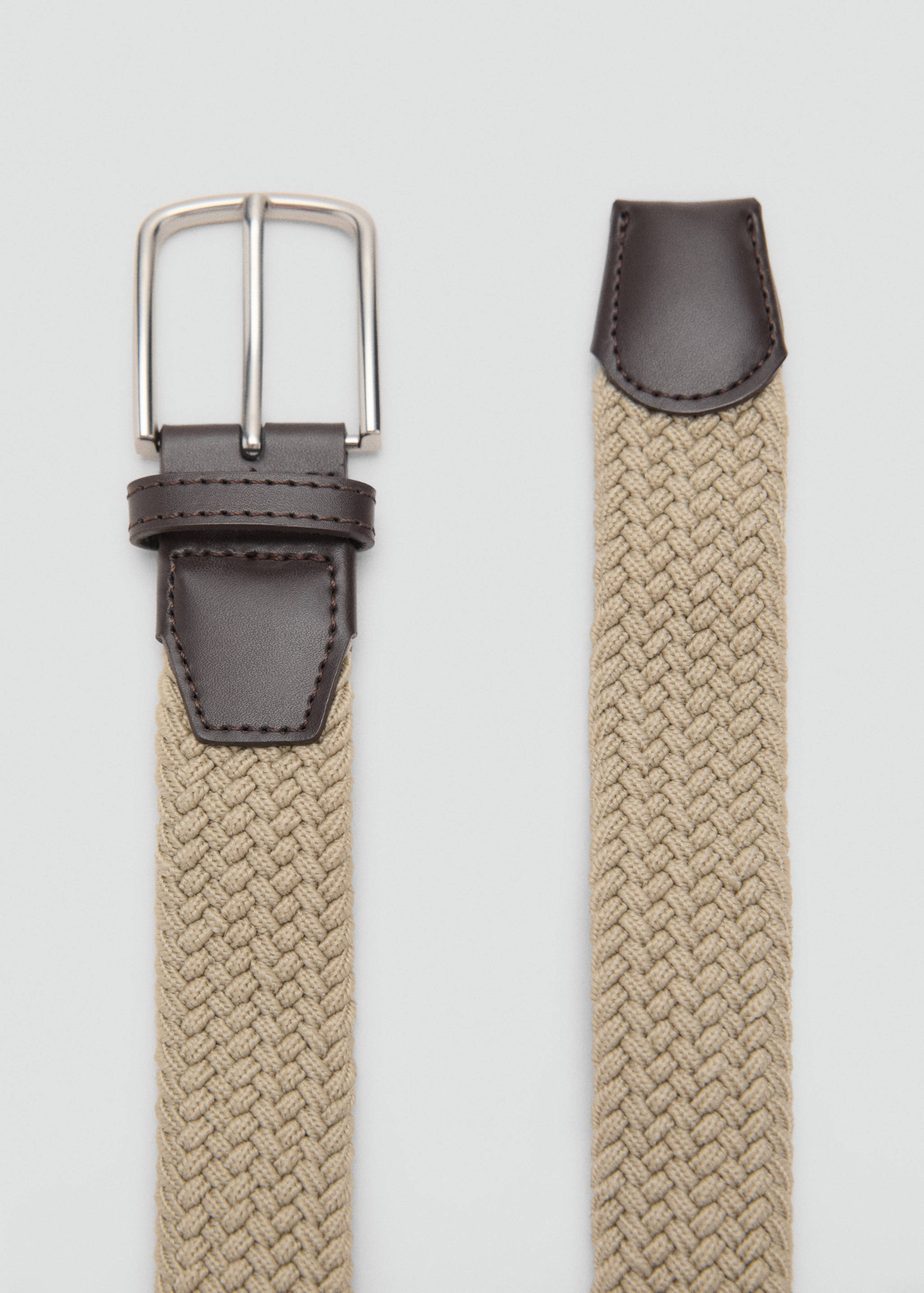 Braided elastic belt - Medium plane