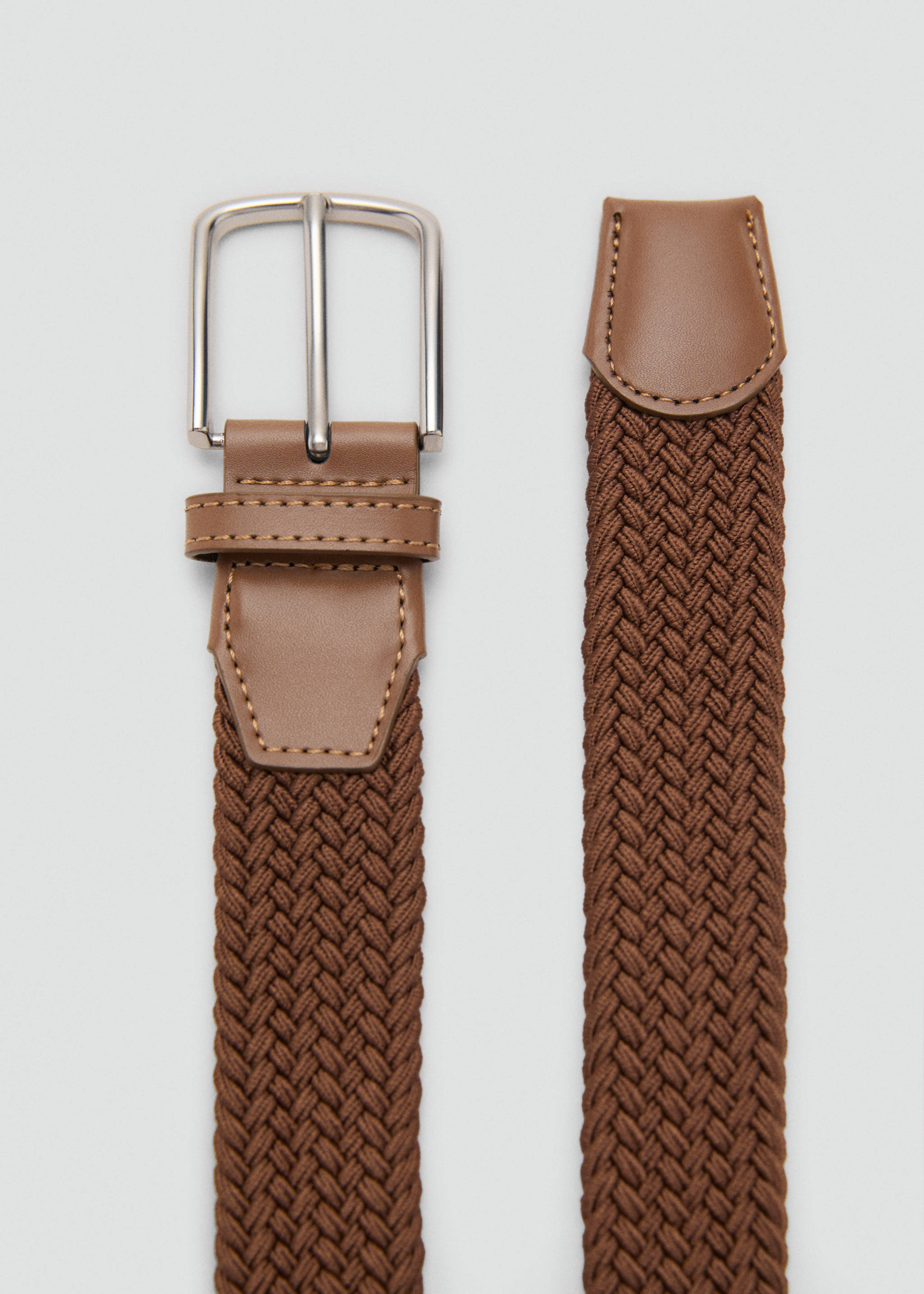 Braided elastic belt - Medium plane