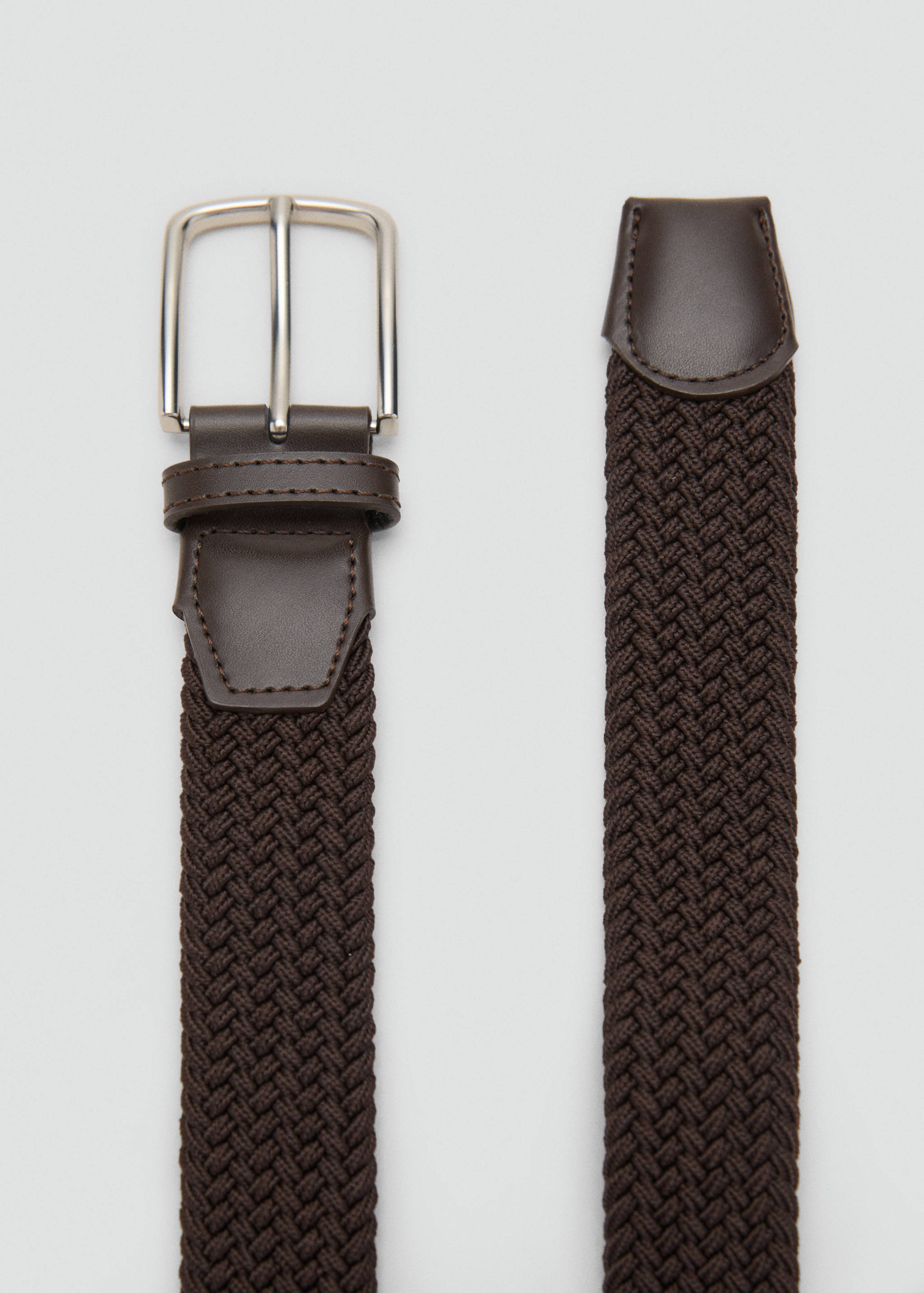 Braided elastic belt - Medium plane