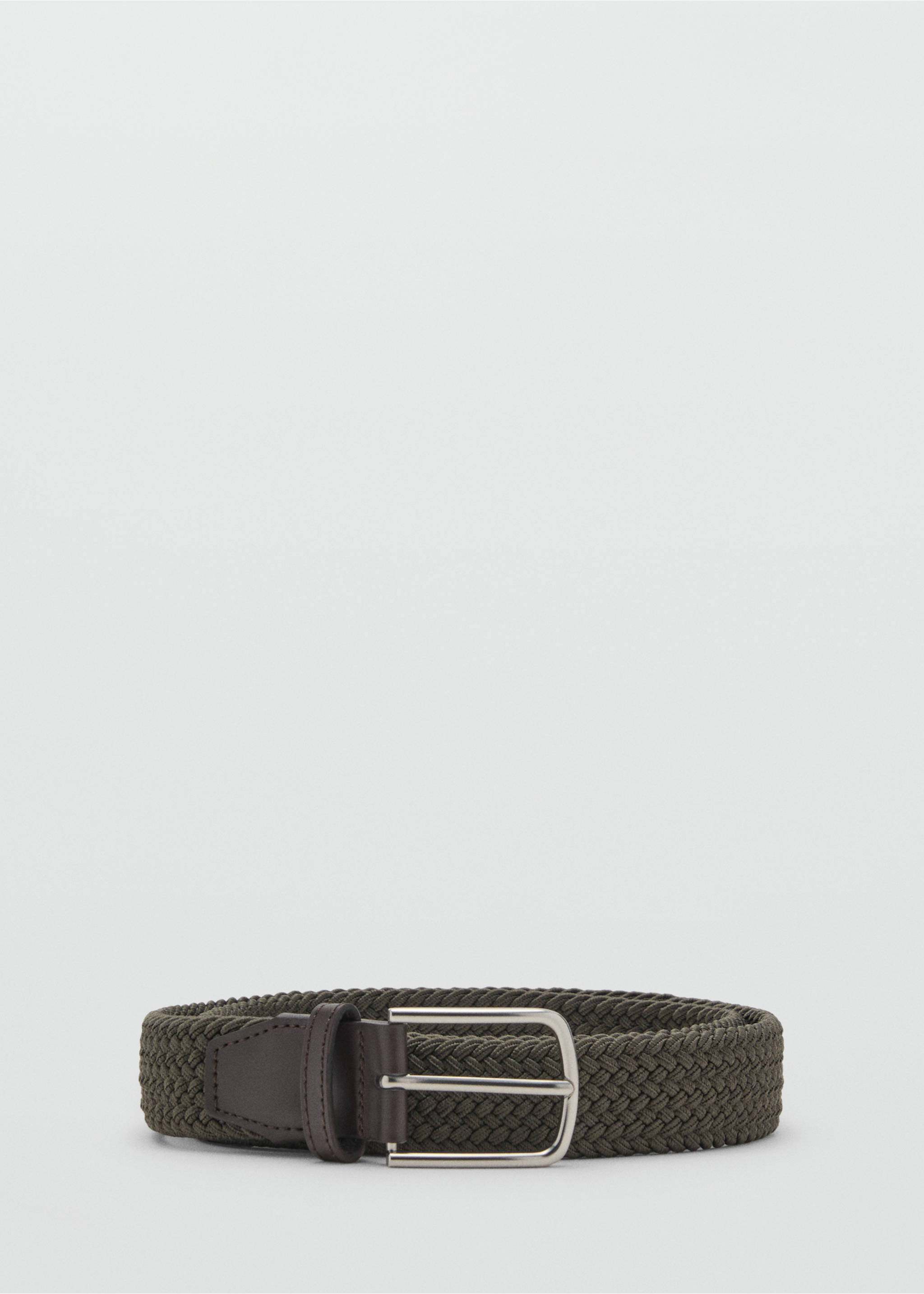 Pleteni elastični remen - Artikl bez modela, Kaki. Ref: 17011245-00.