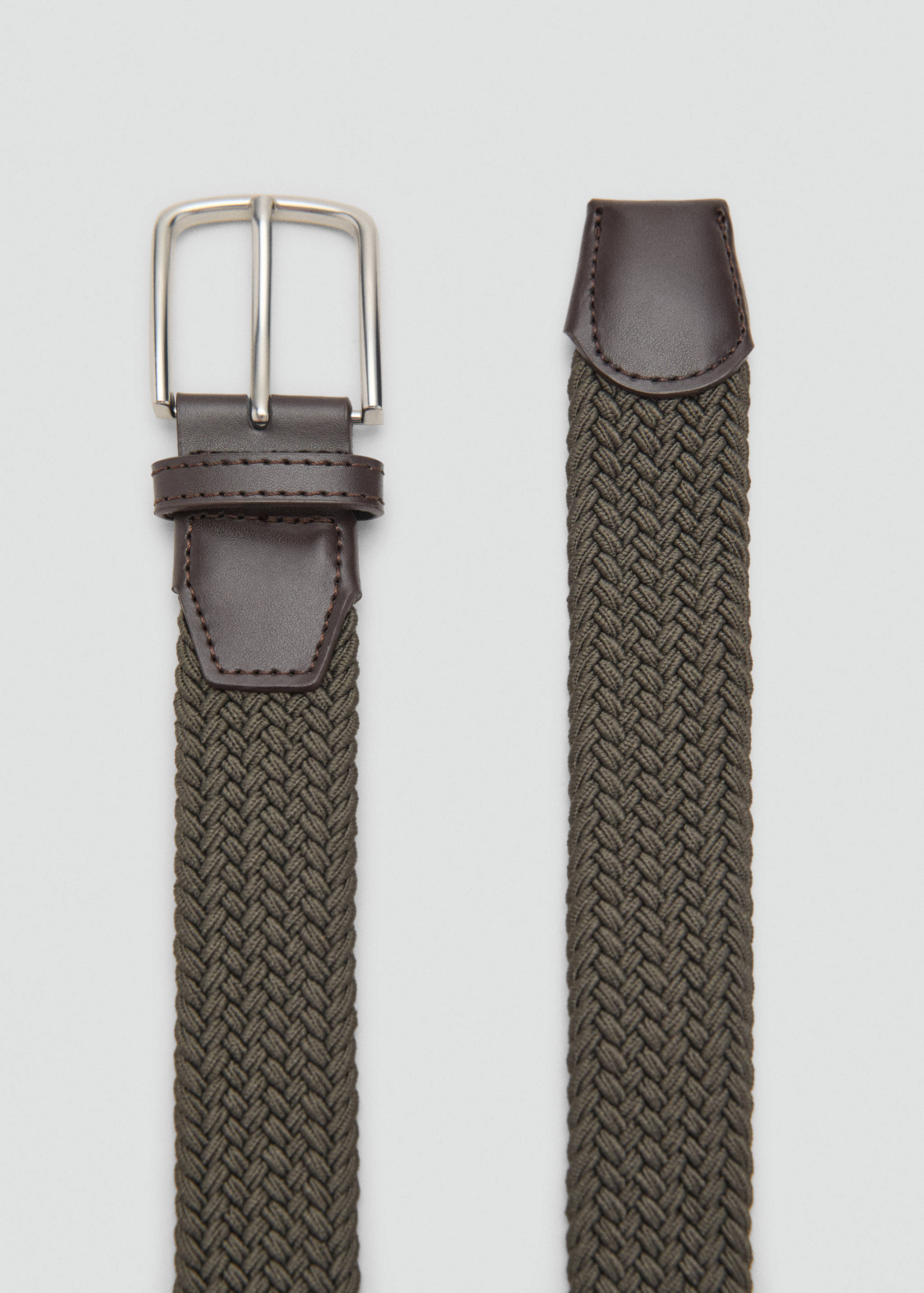 Braided elastic belt - Medium plane