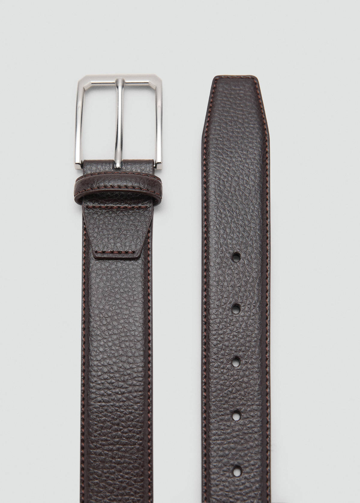 100% beaten leather belt