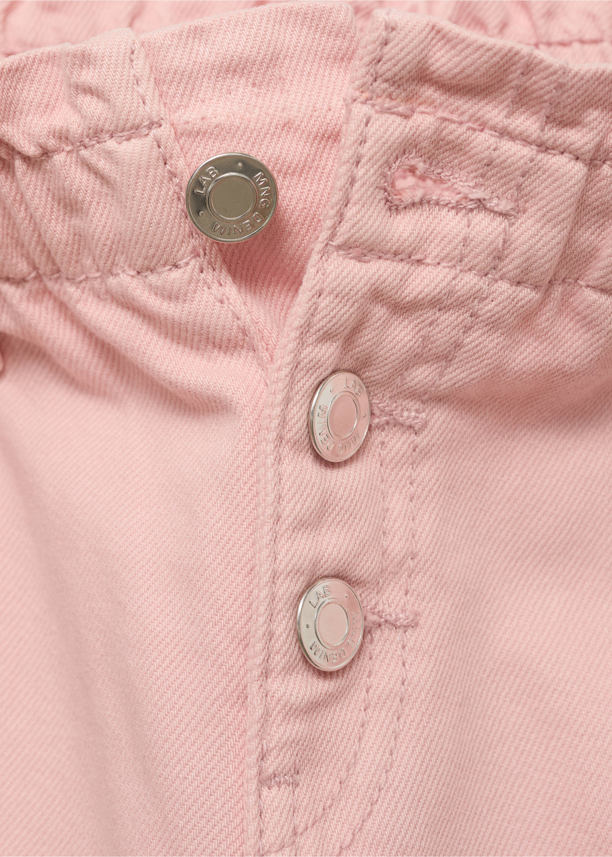 Džíny paperbag - Detail zboží 8, Růžová. Ref: 17011250-00.