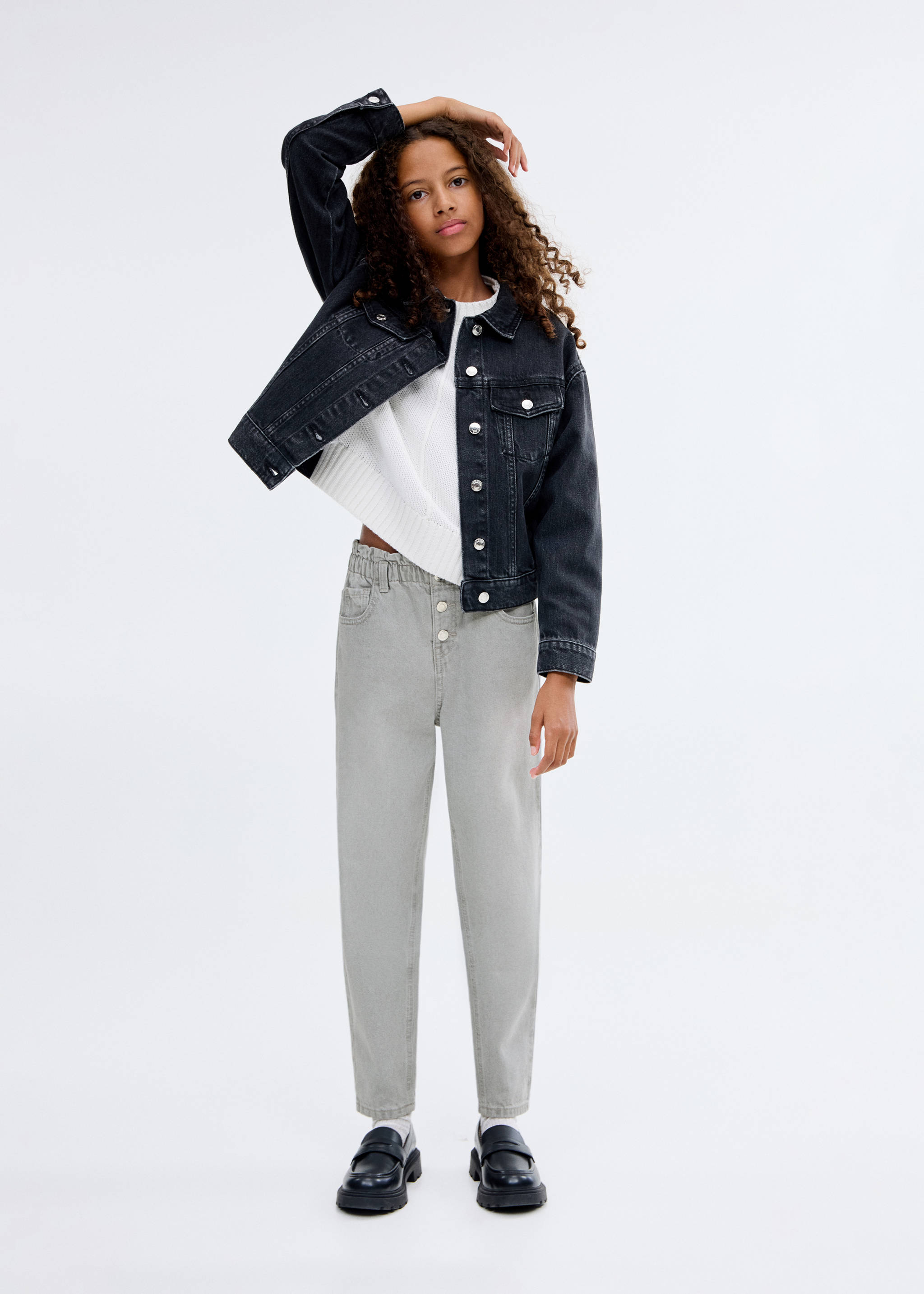 Džíny paperbag - Celkový náhled