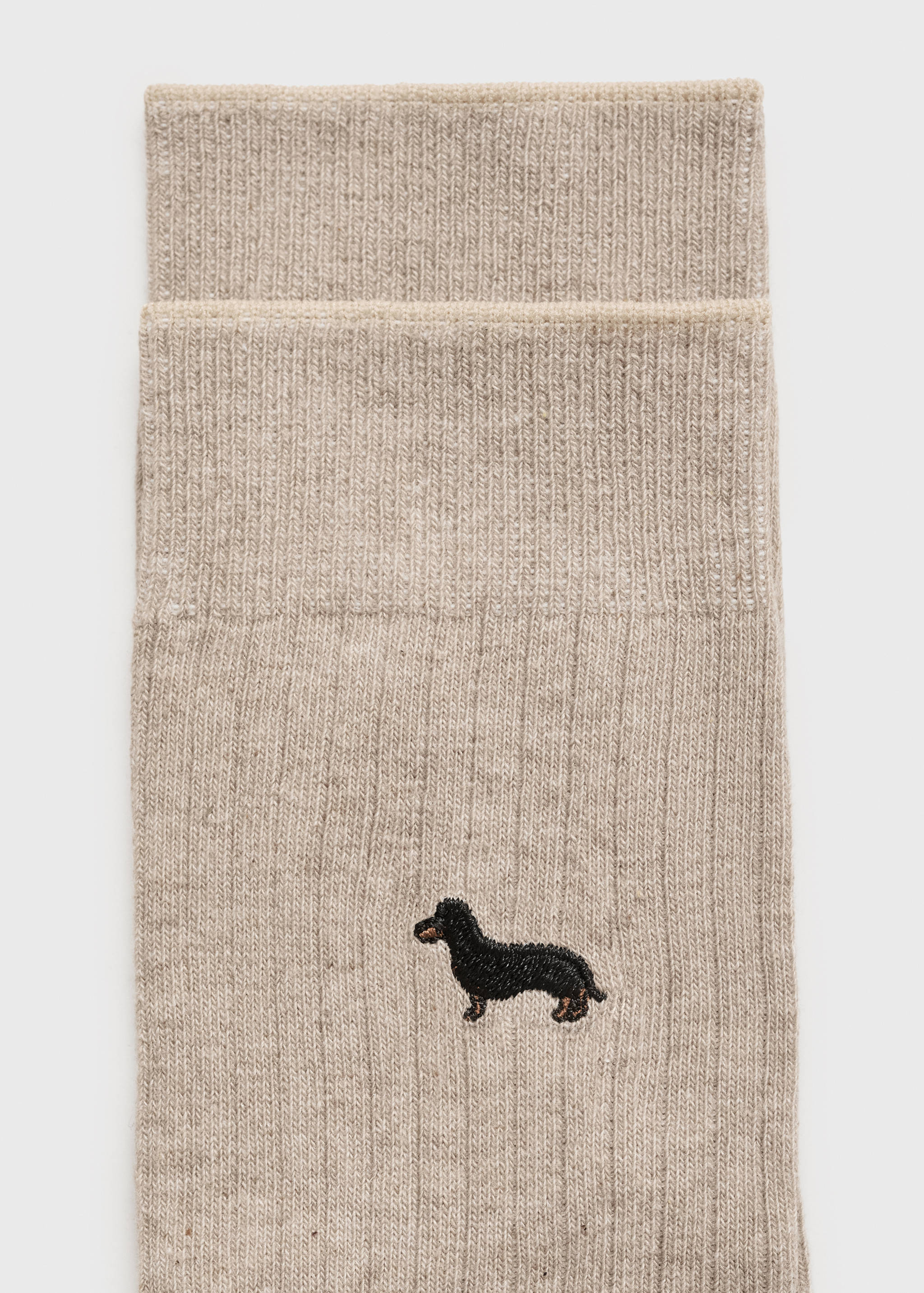 Embroidered cotton socks - Details of the article 8