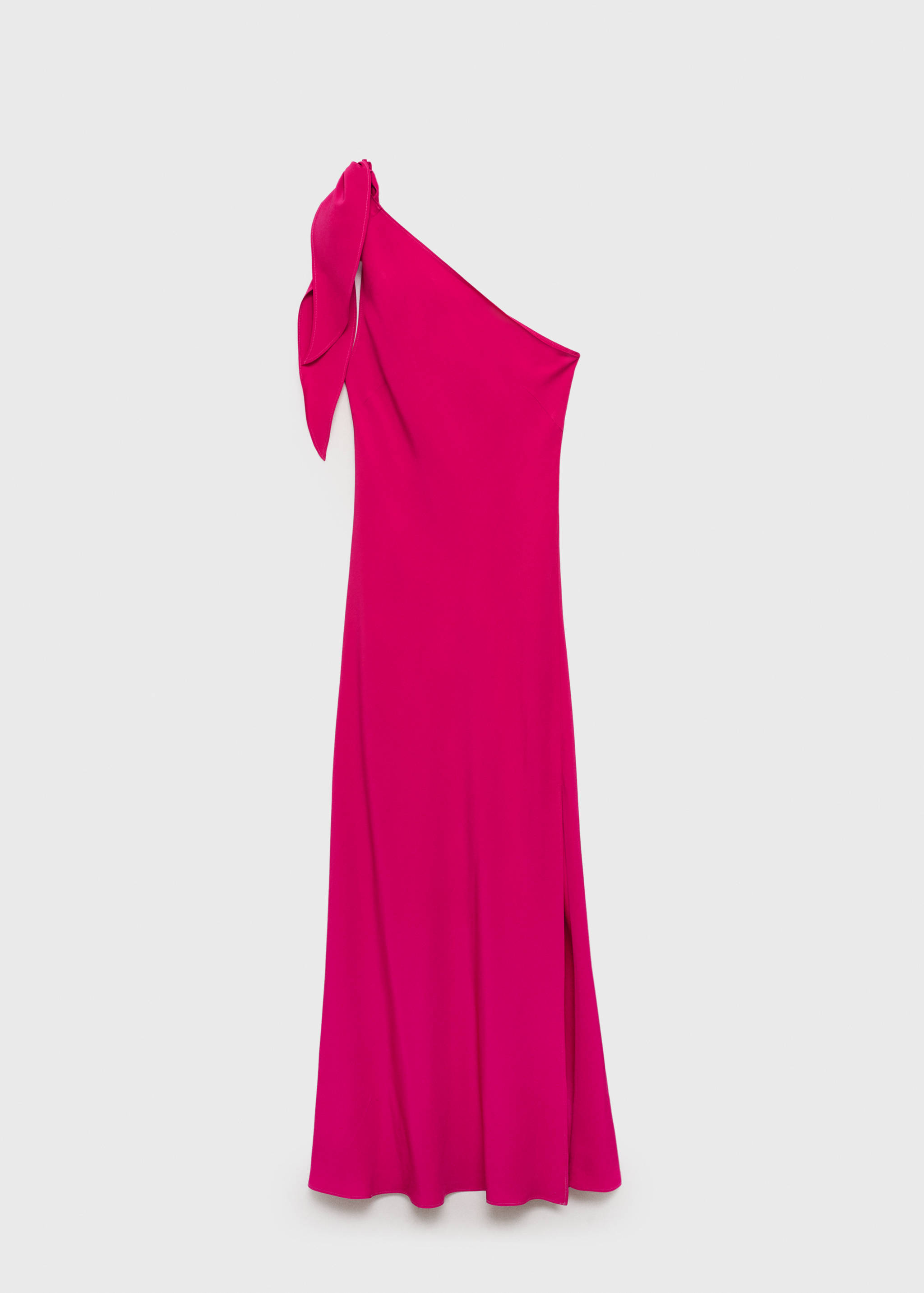 Asymmetrical dress with knot strap - Article without model