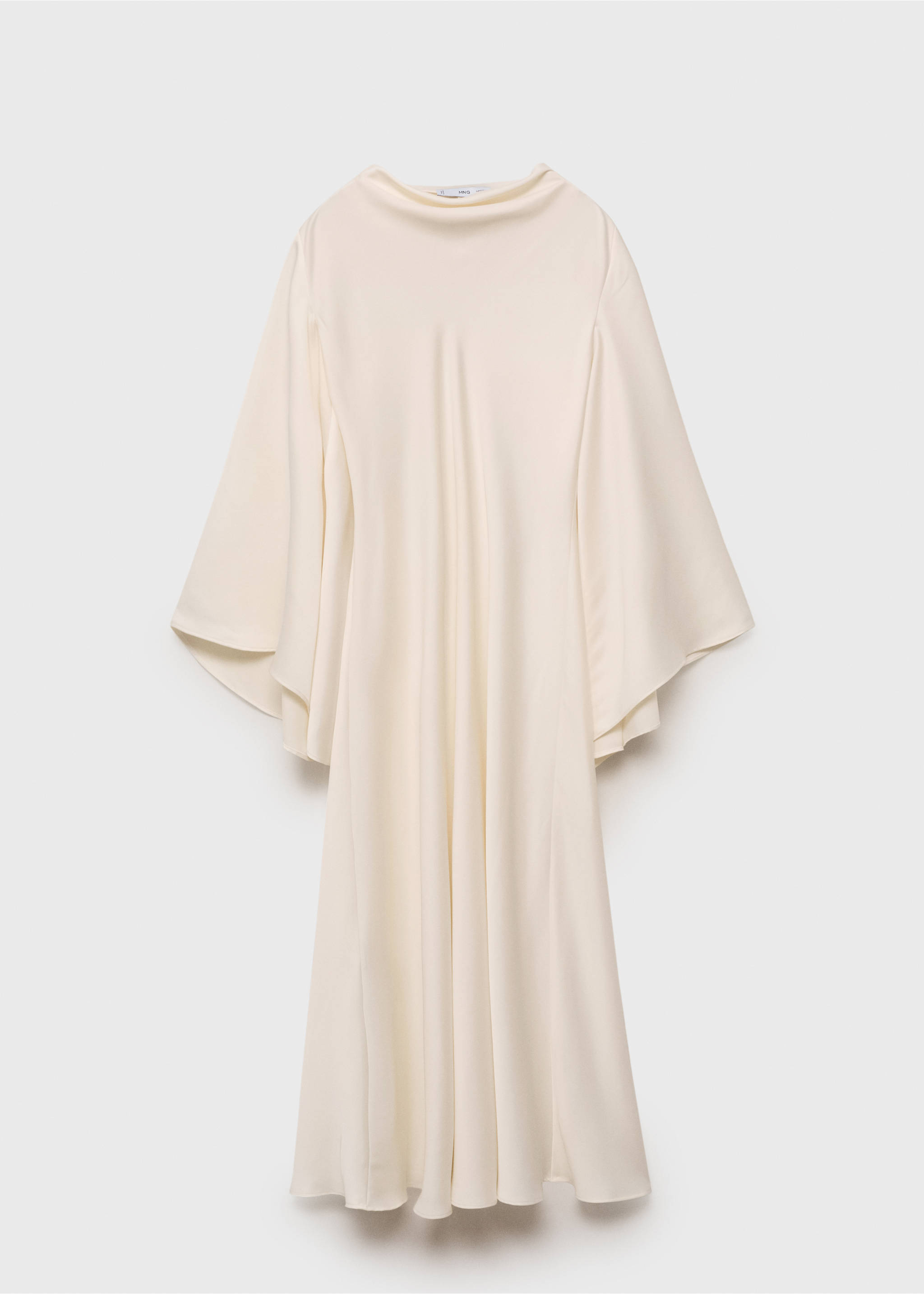 Long satin dress - Article without model, Off White. Ref: 17011269-00.