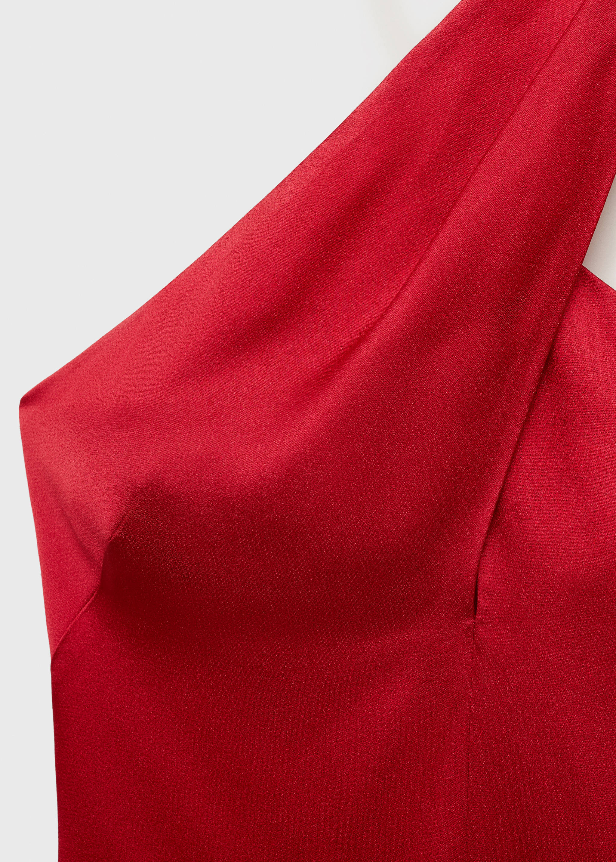 Cross-neckline slit dress - Details of the article 8