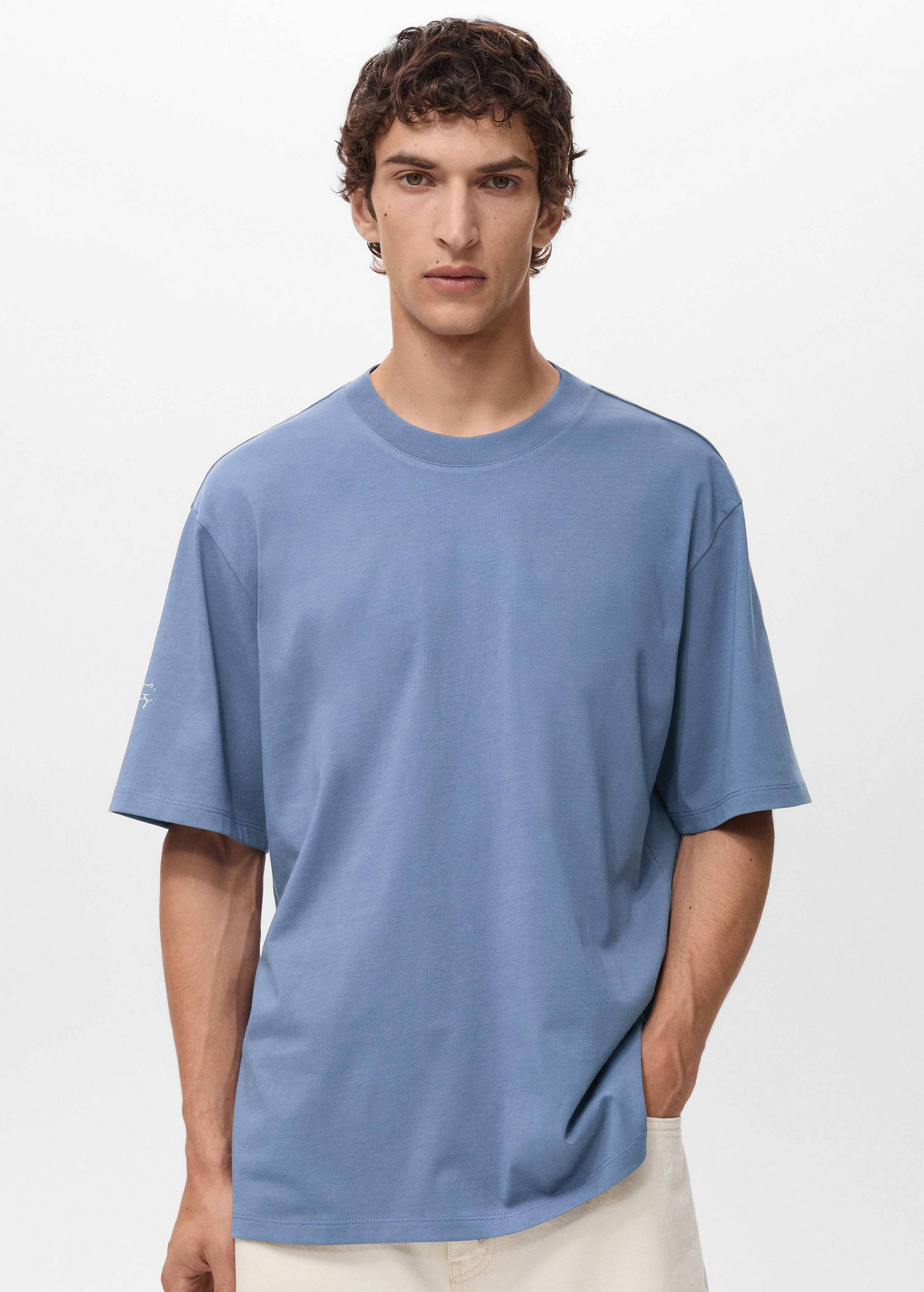 T-shirt pièce imprimé - Plan moyen