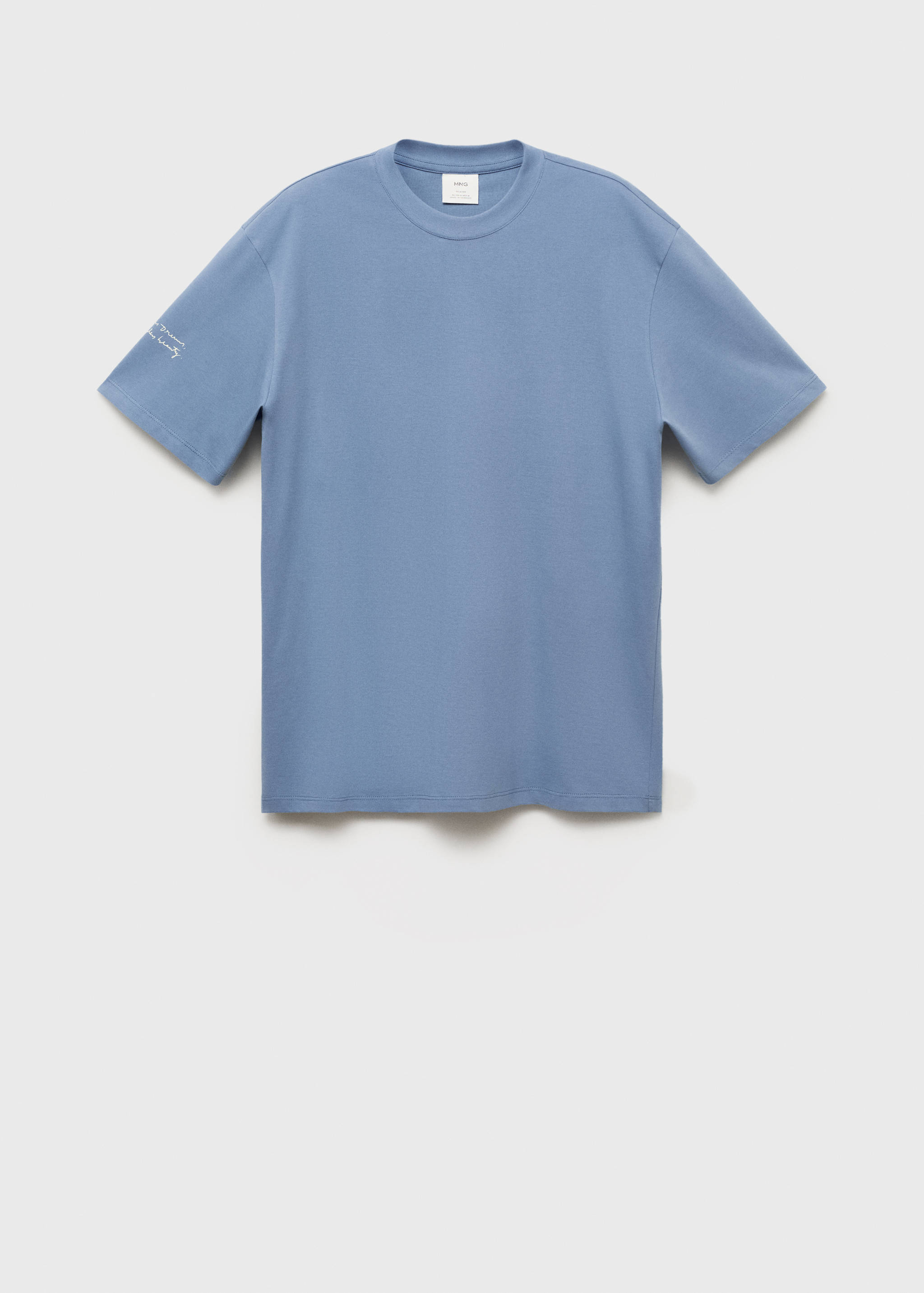 T-shirt med tryckt märke - Artikel utan modell