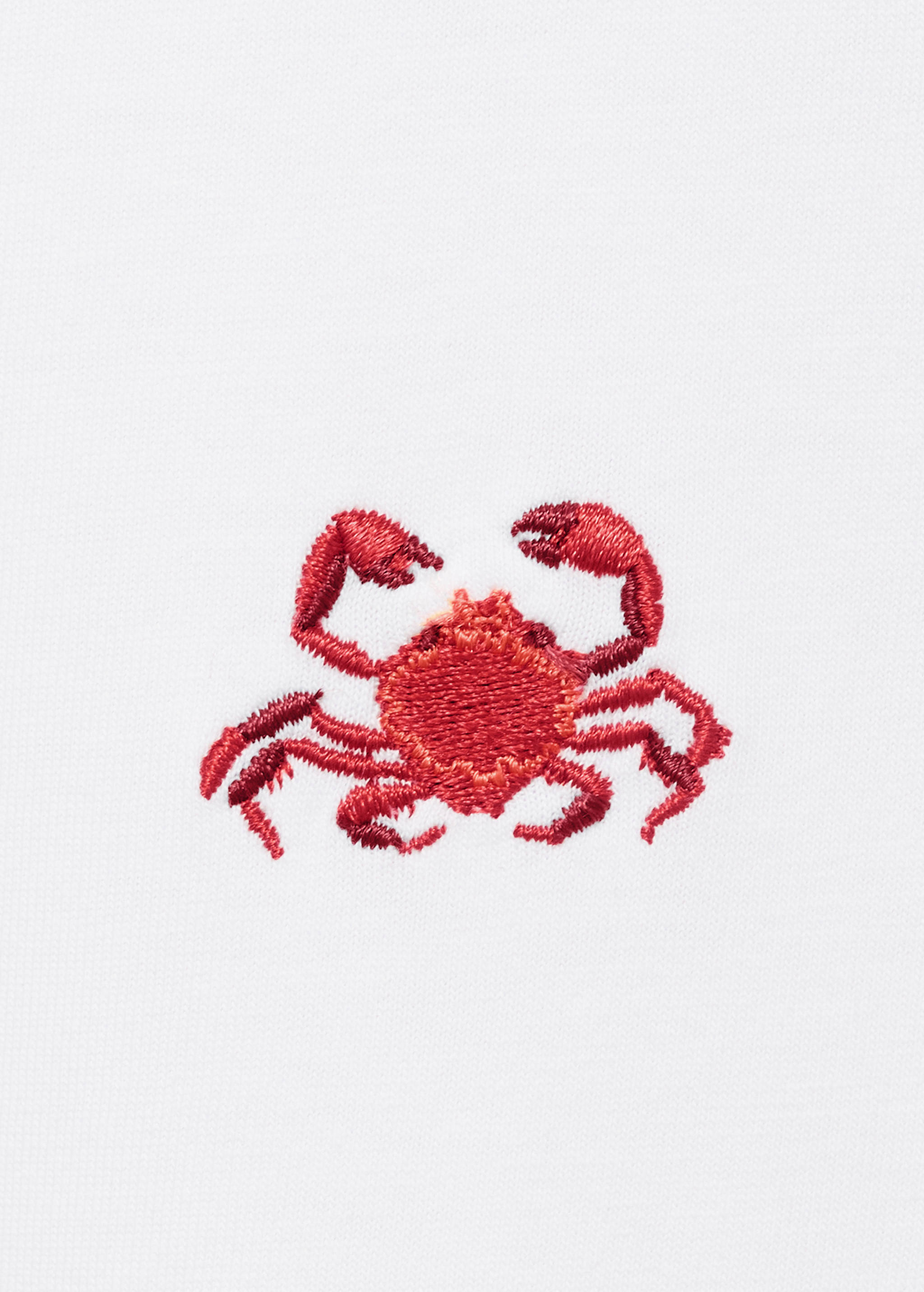T-shirt 100 % coton détail brodé - Détail de l'article 0