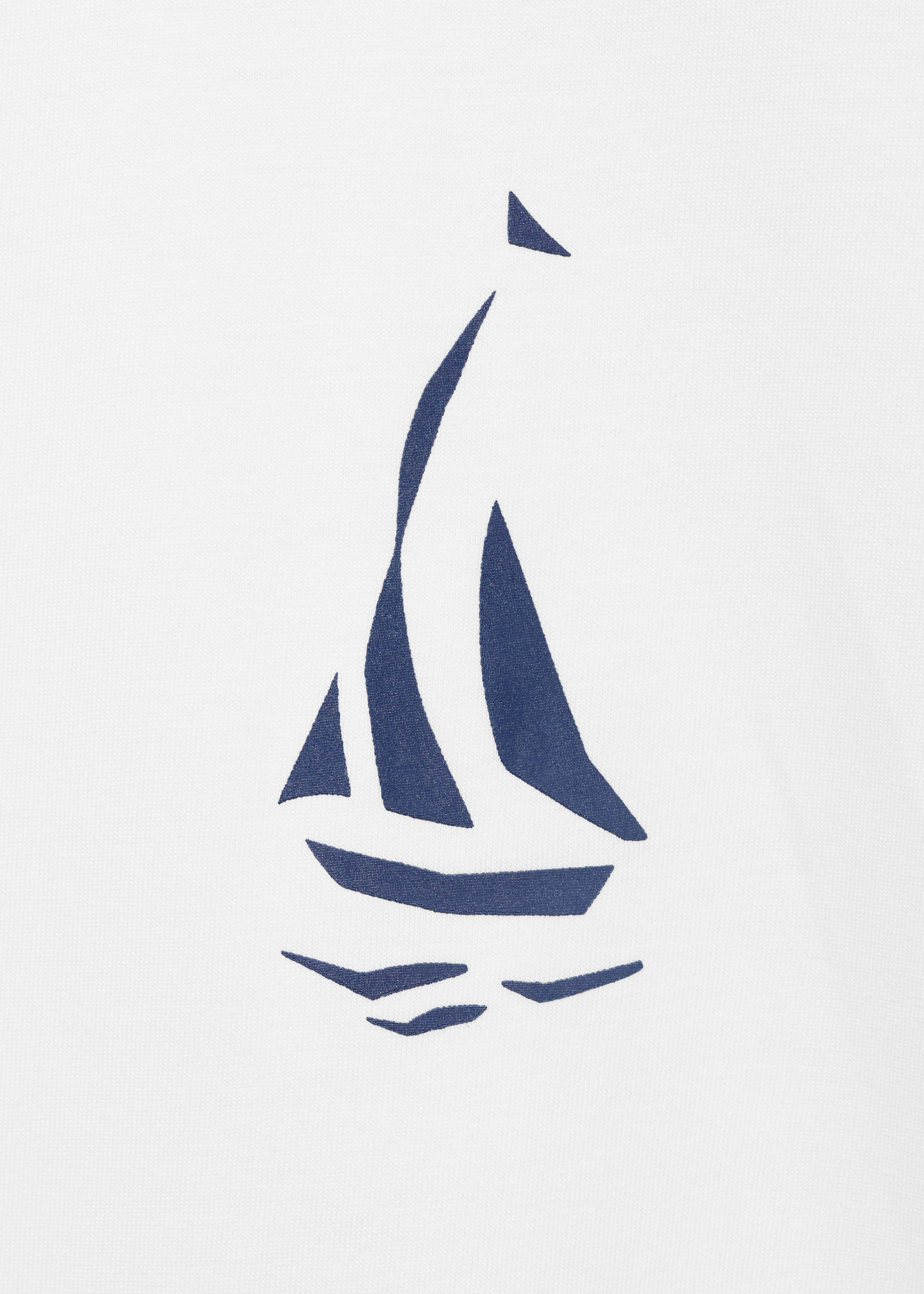 T-shirt 100 % coton imprimé poitrine - Détail de l'article 0