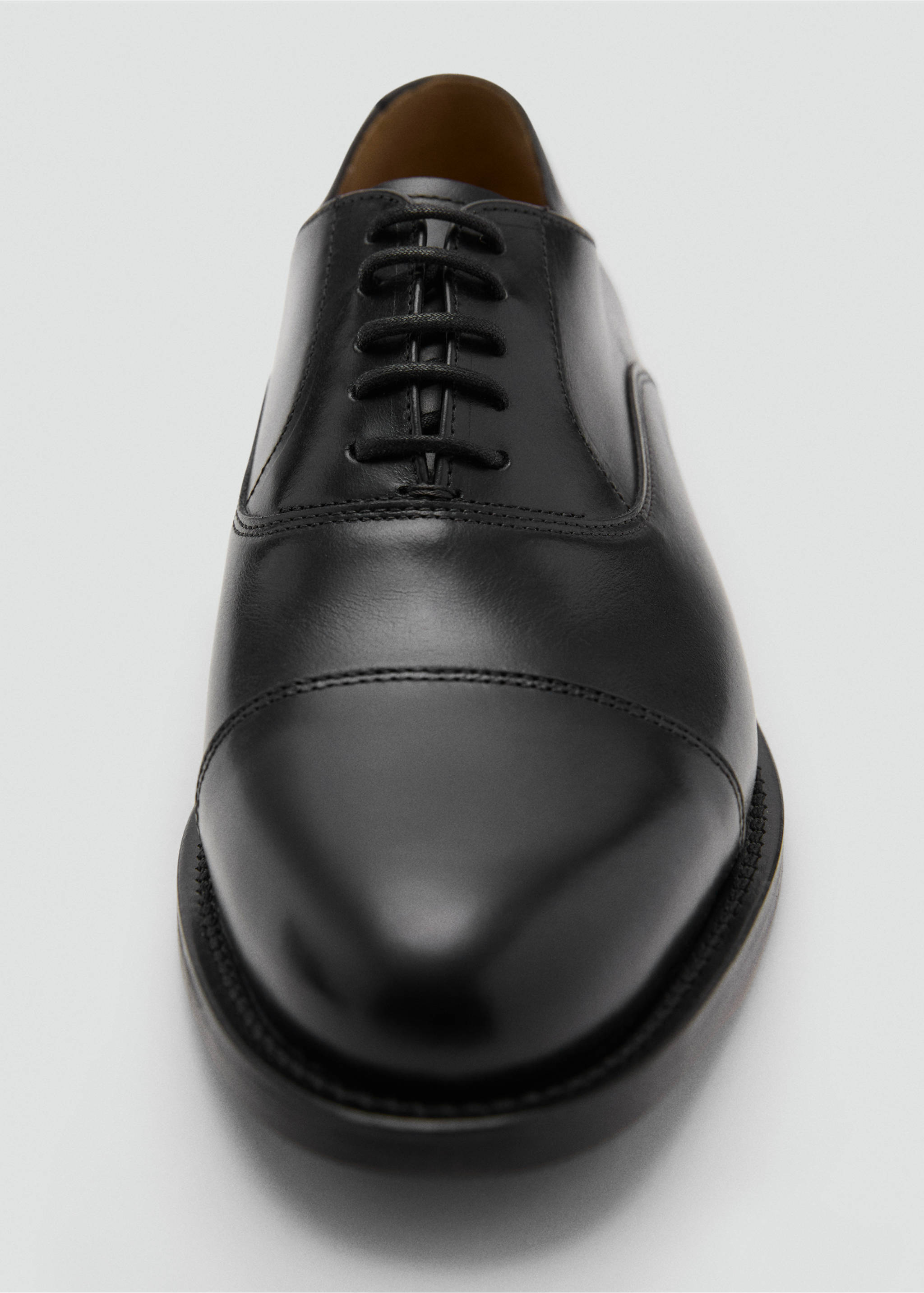 Chaussures style richelieus cuir - Détail de l'article 3, Noir. Ref: 17011283-00.