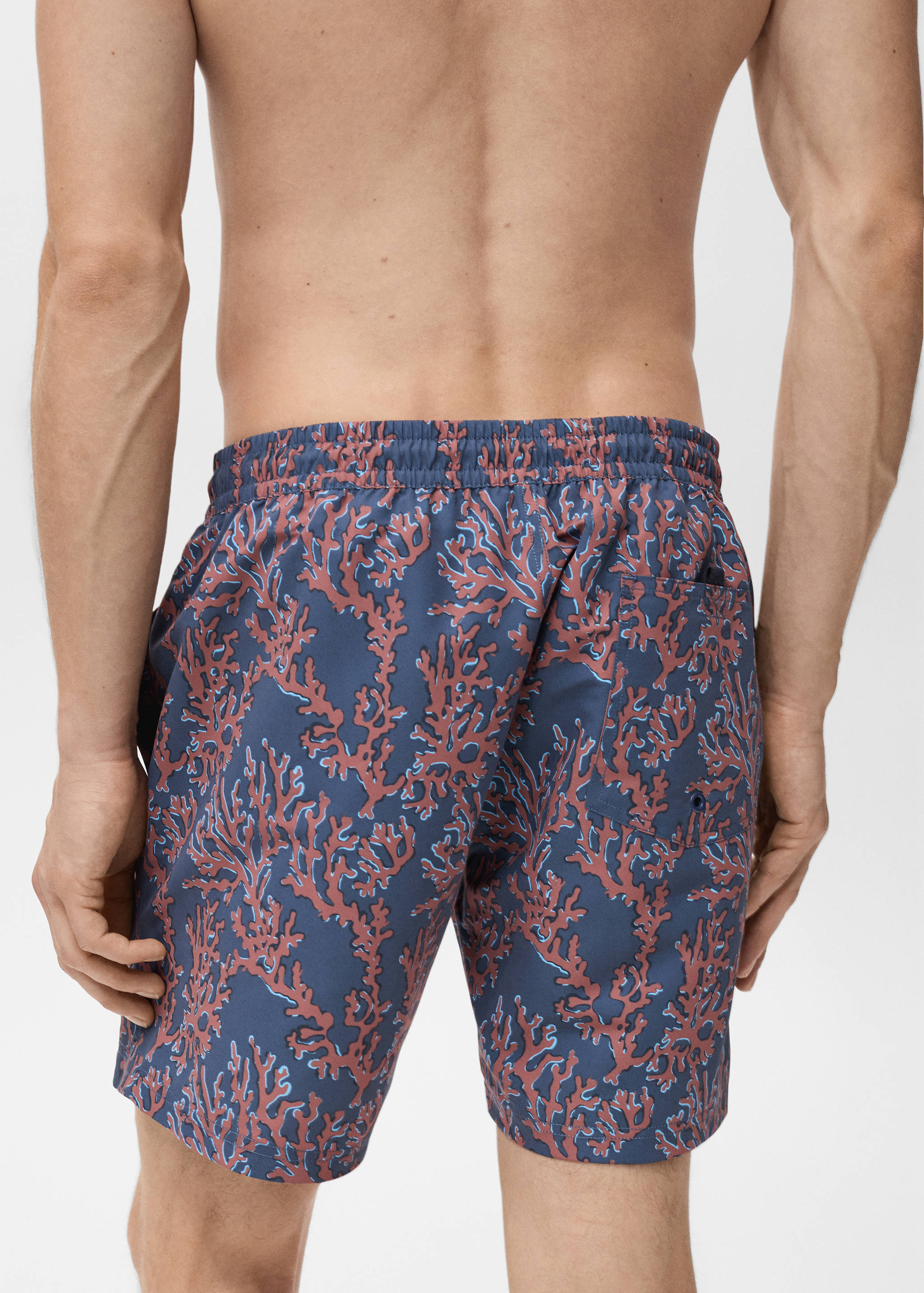 Swimsuit with coral print - Details of the article 6