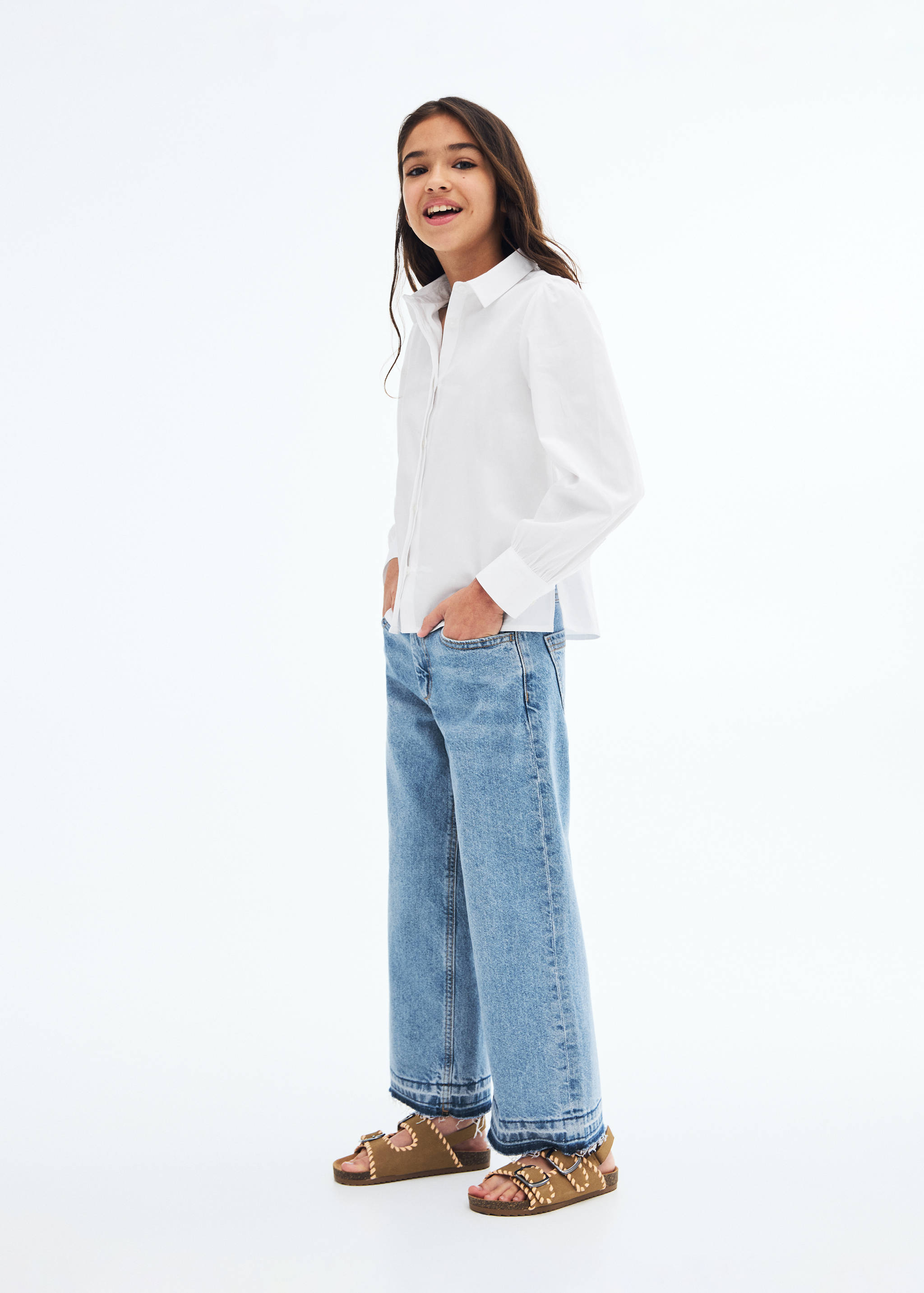 Cotton long shirt - General plane