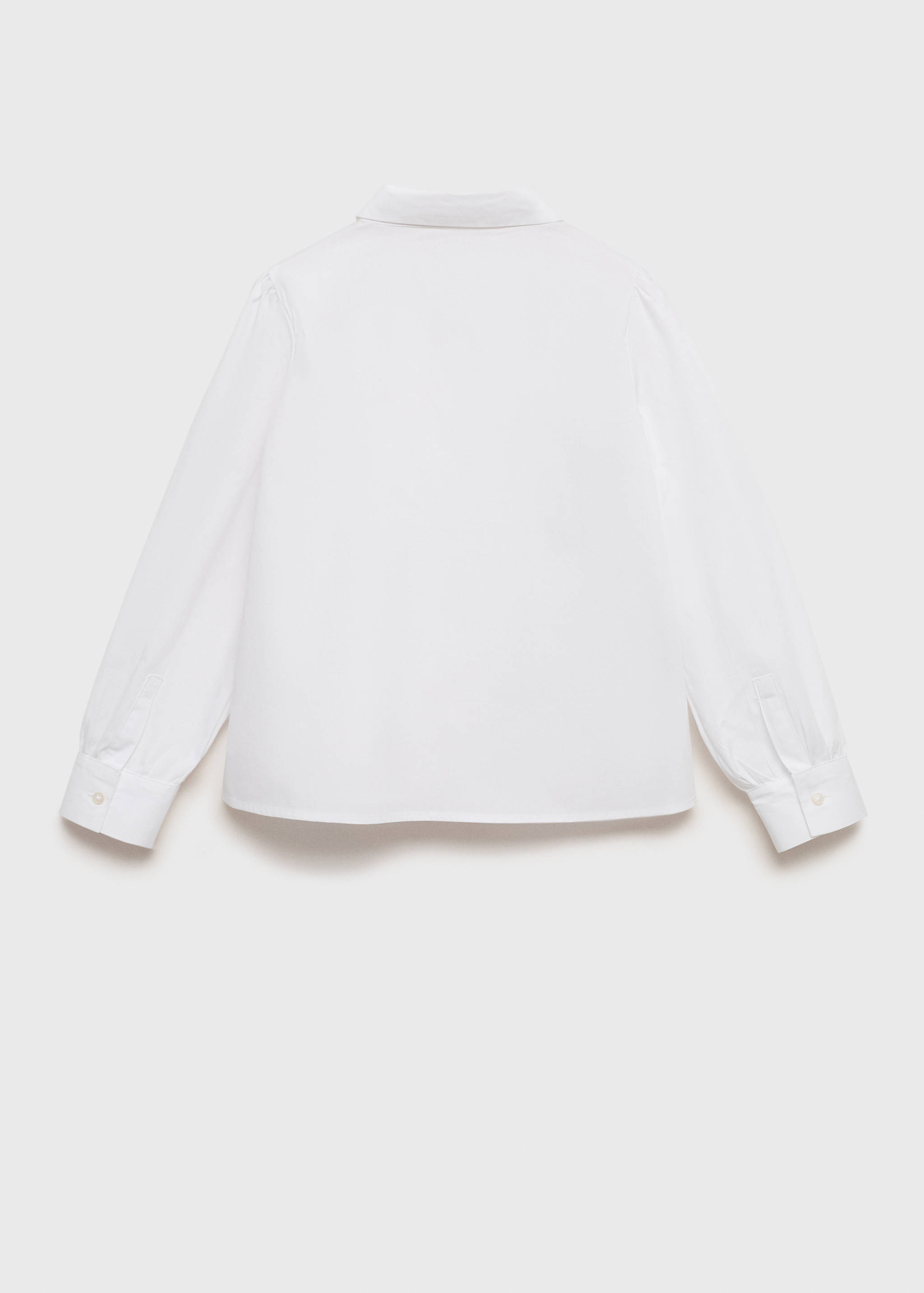 Cotton long shirt - Reverse of the article