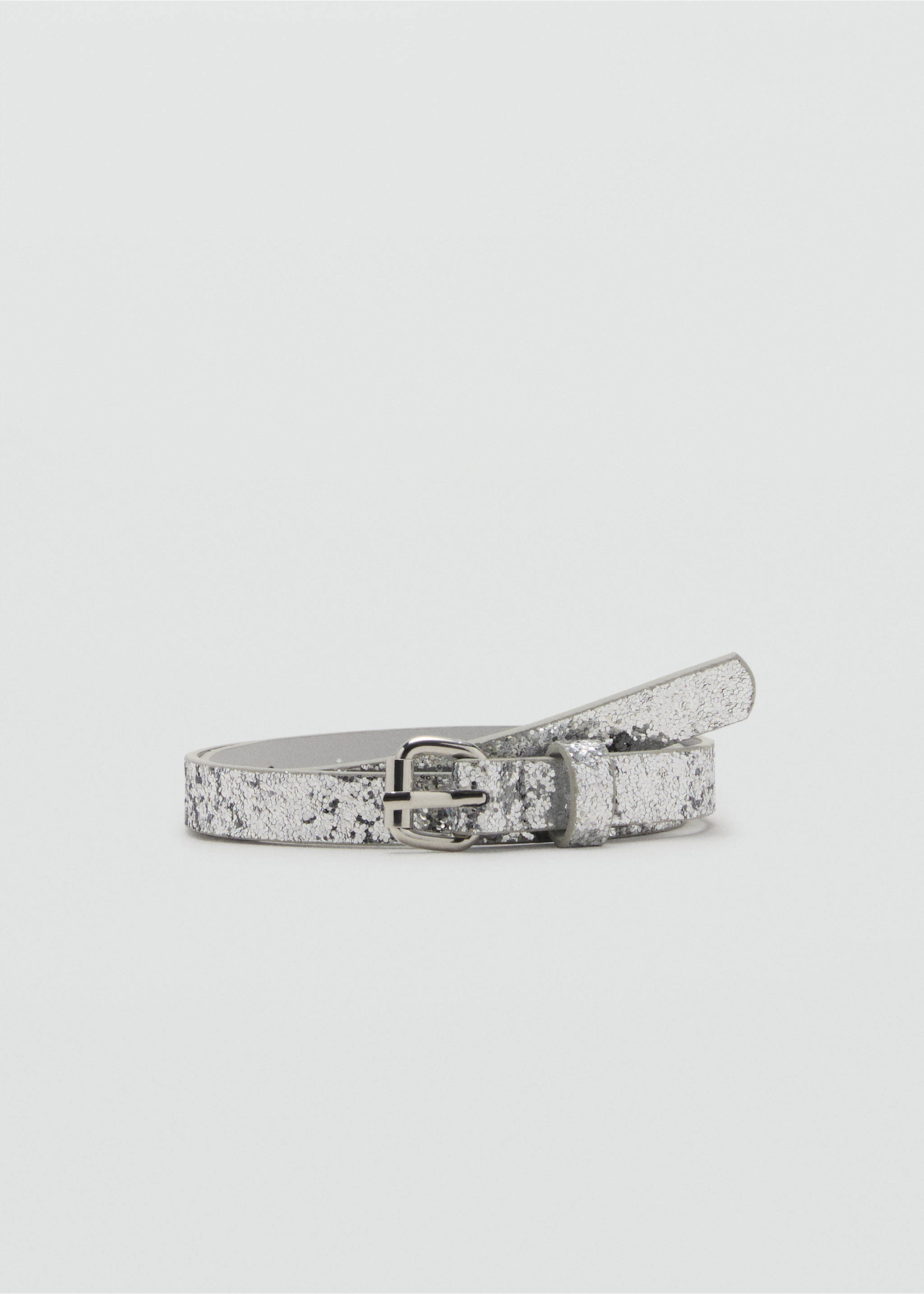 Glitter belt - Article without model, Silver. Ref: 17011523-00.