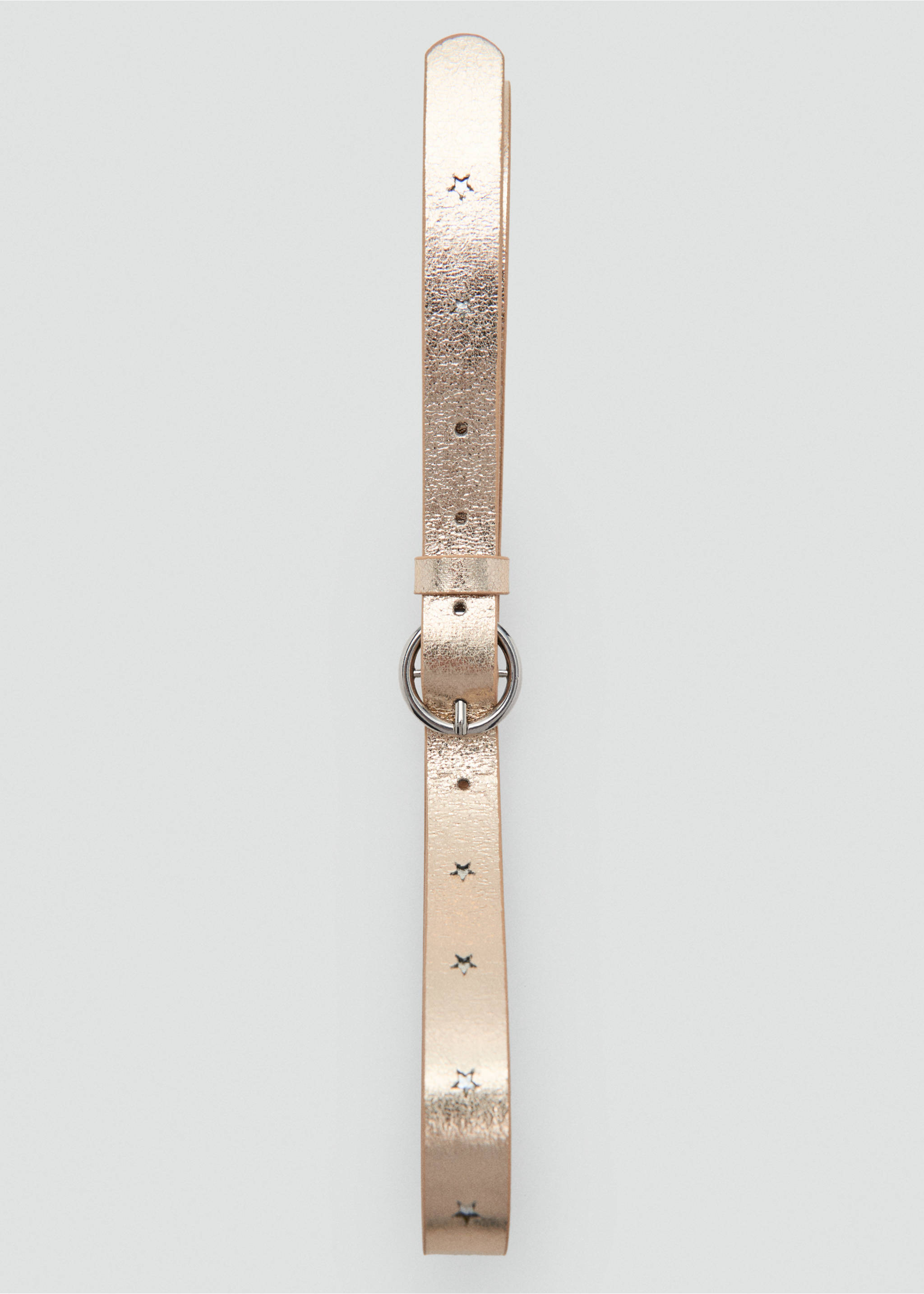 Star skinny belt - Details of the article 2, Gold. Ref: 17011524-00.