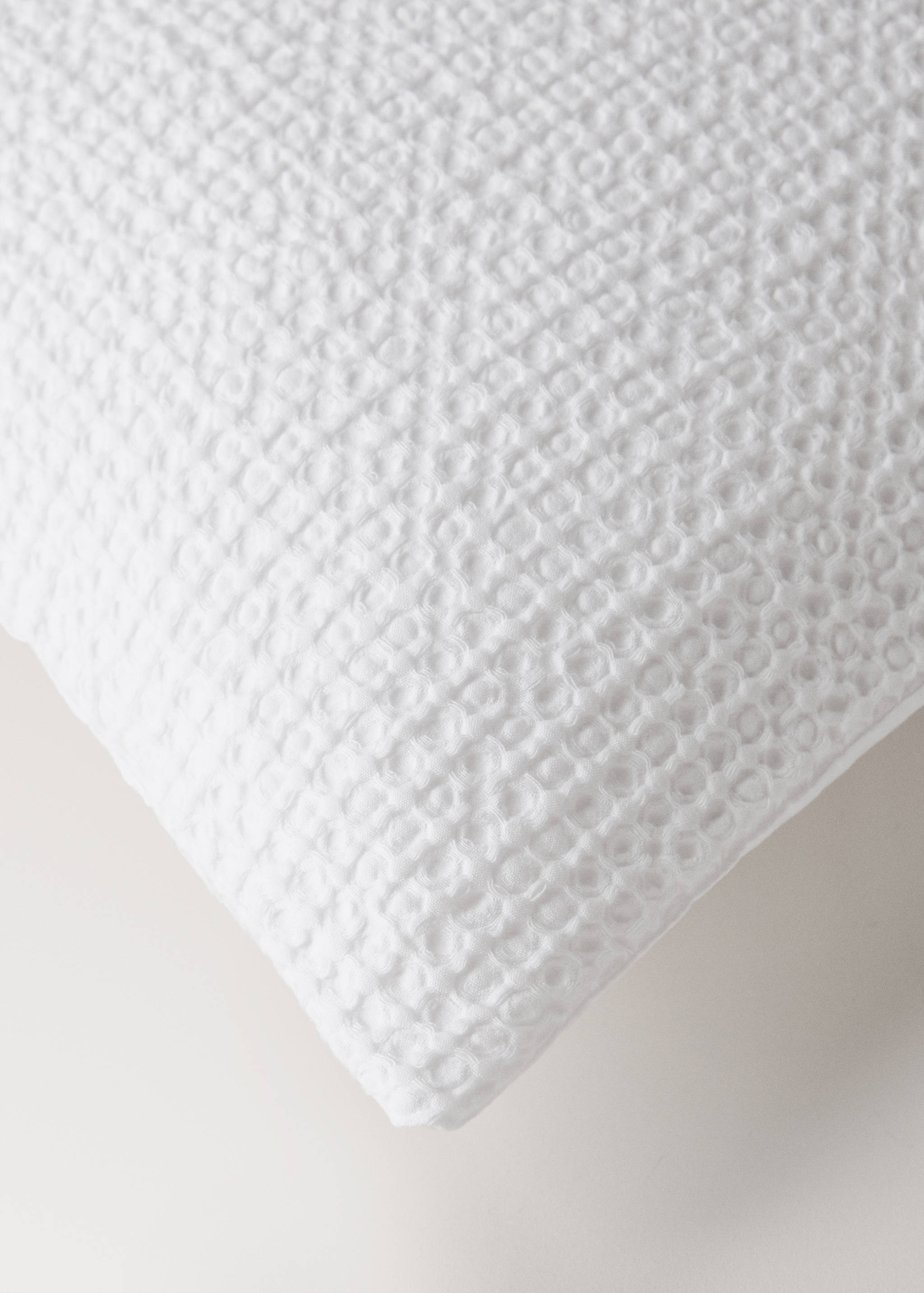 Housse de couette percale de coton gaufré lit 90 cm - Détail de l'article 3