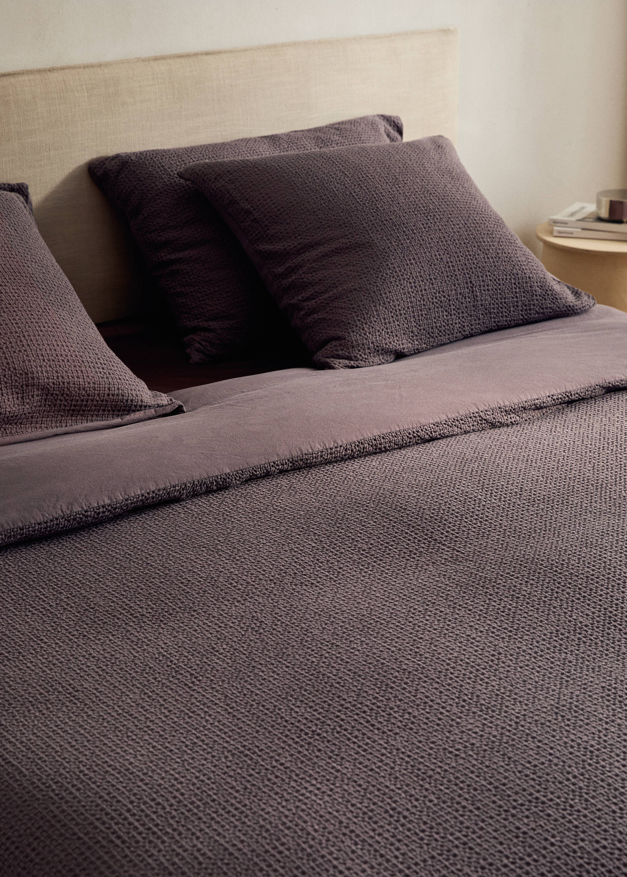 Housse de couette percale de coton gaufré lit 90 cm - Détail de l'article 7