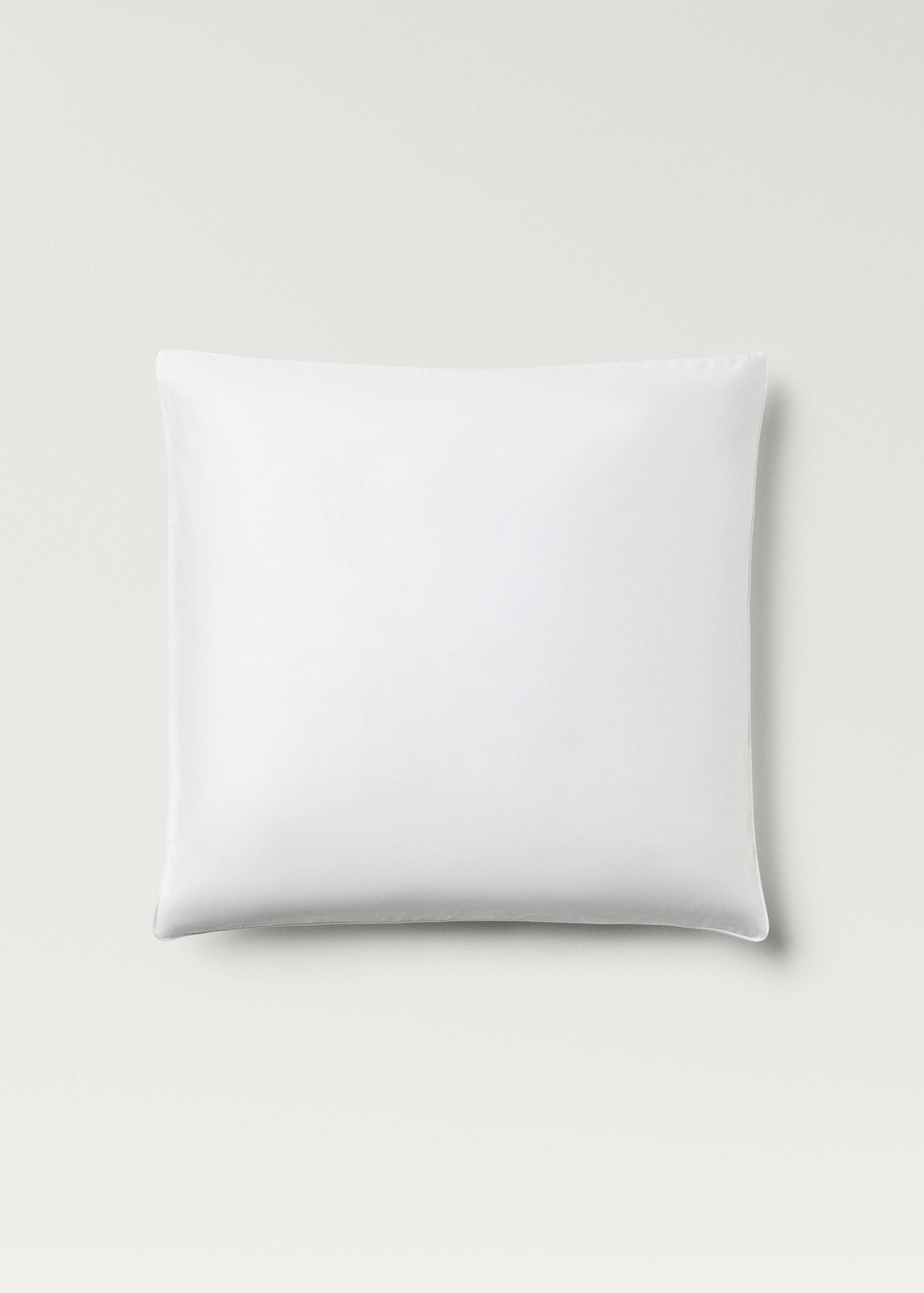 White square pillowcase shown in a still-life view.