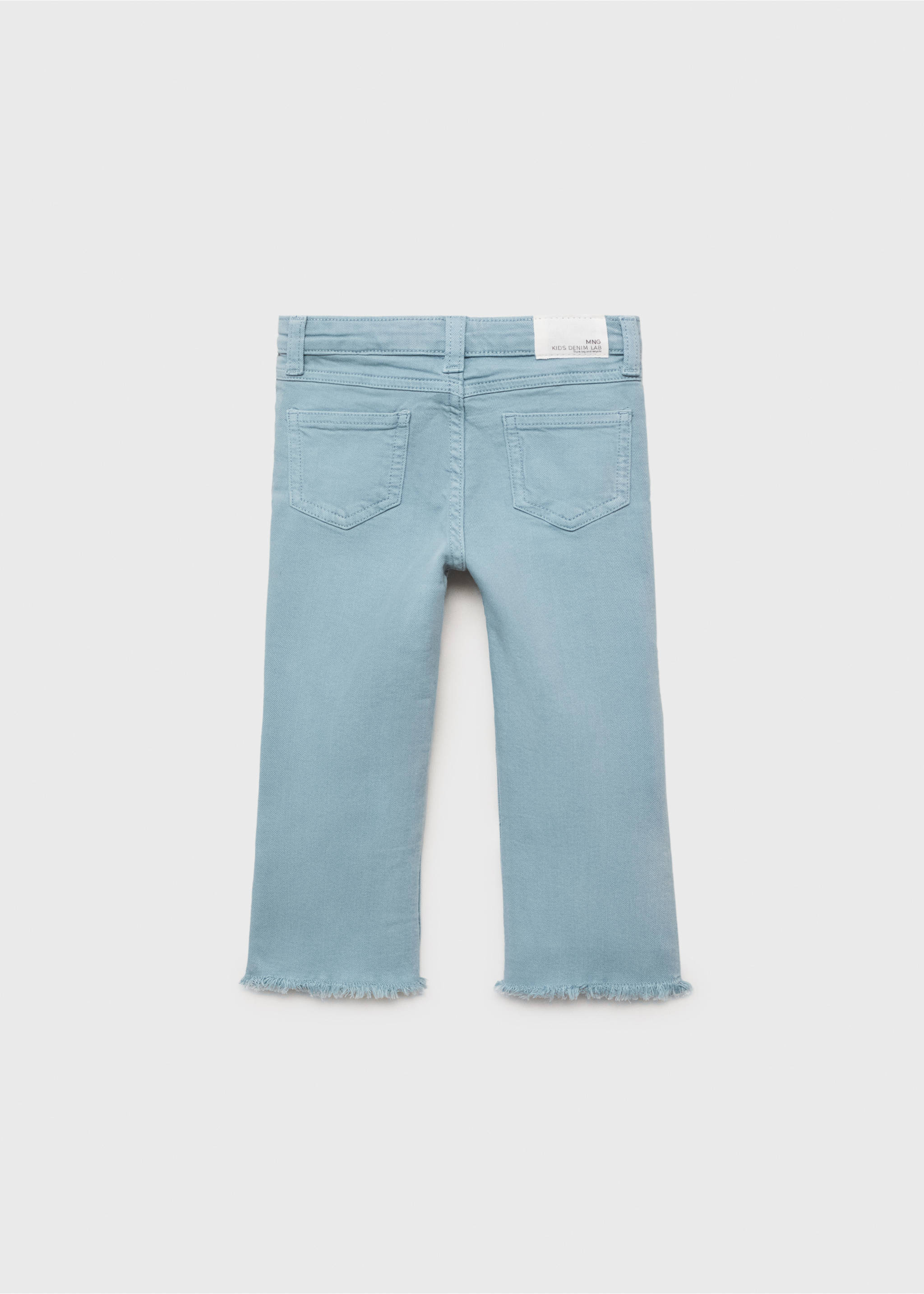 Frayed low-rise skinny jeans - Reverse of the article, Blue. Ref: 17012032-00.