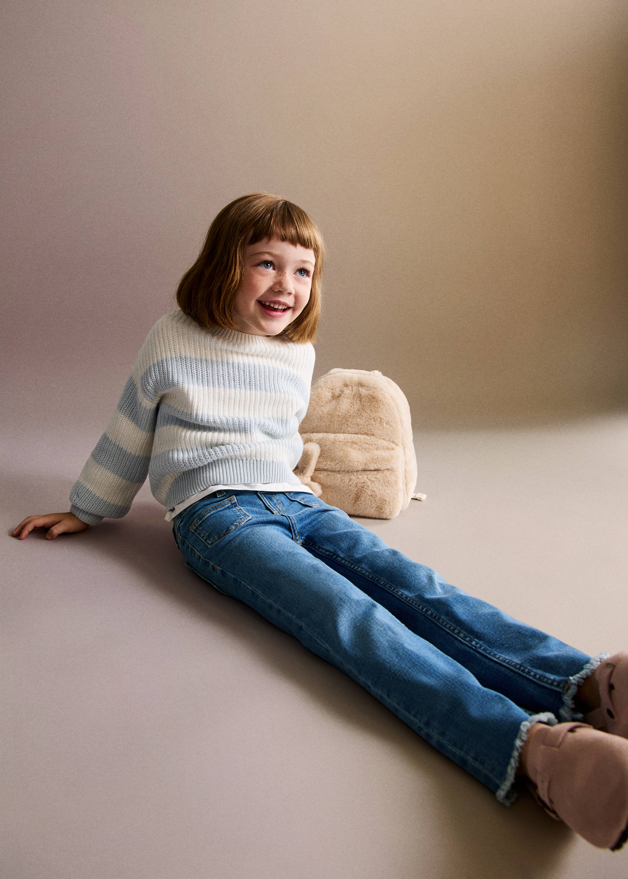 Frayed low-rise skinny jeans - Medium plane