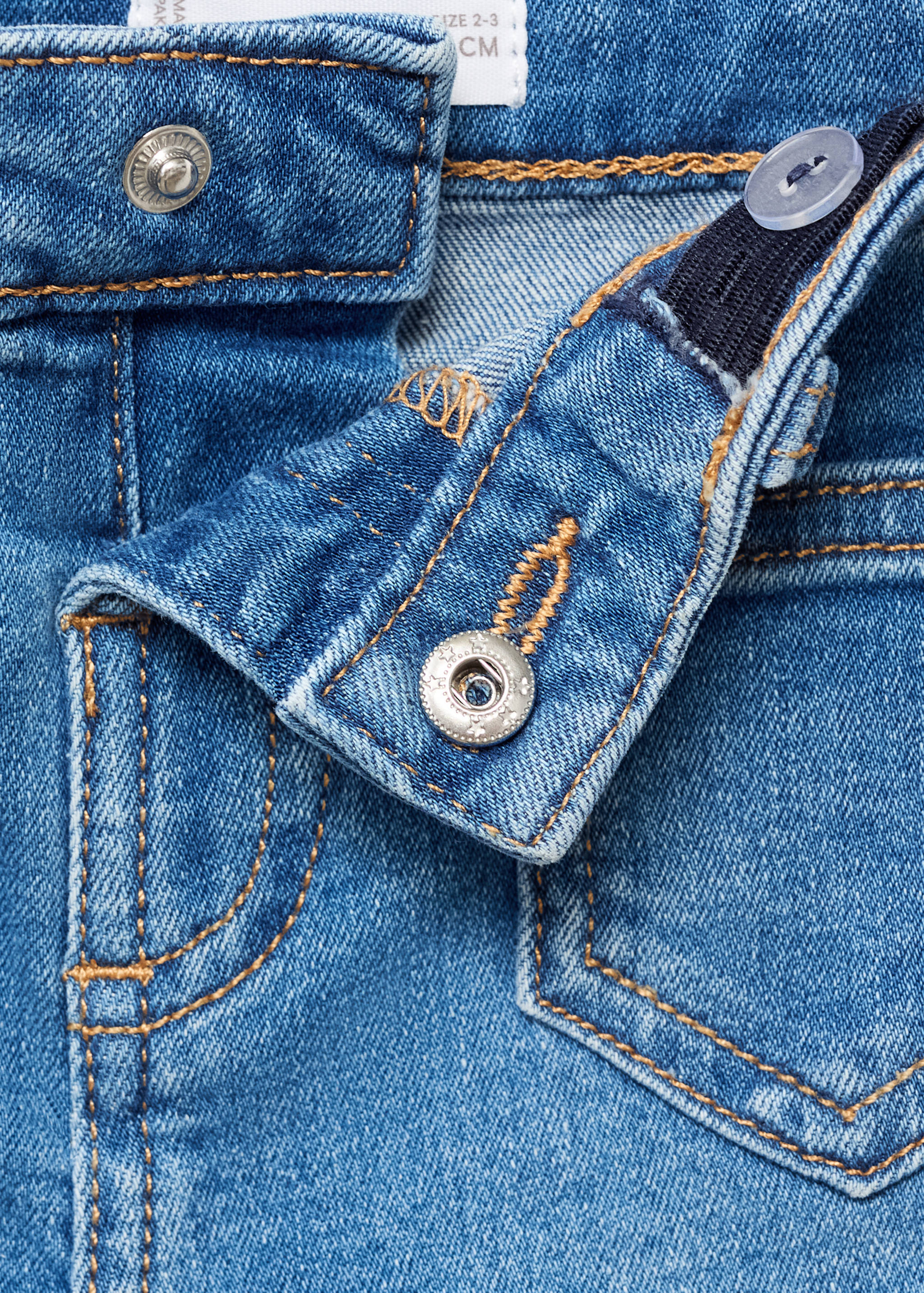 Frayed low-rise skinny jeans - Details of the article 8