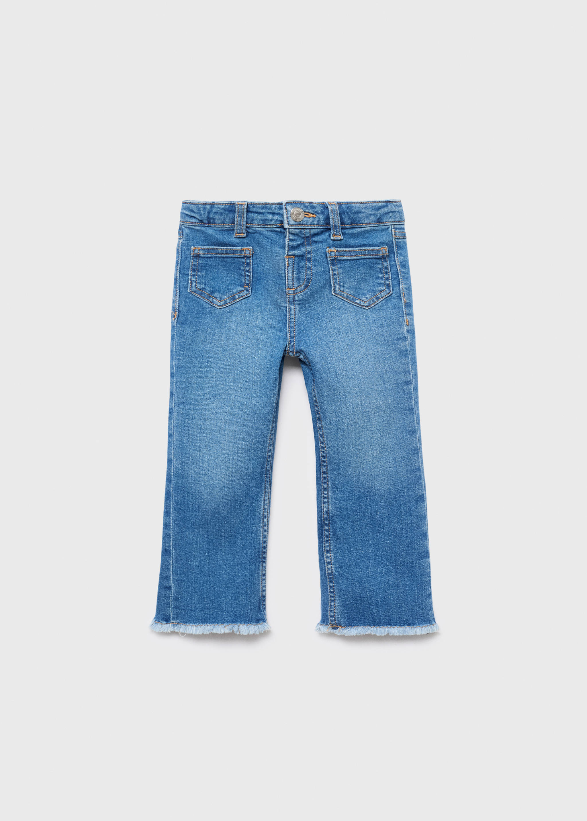 Frayed low-rise skinny jeans - Article without model