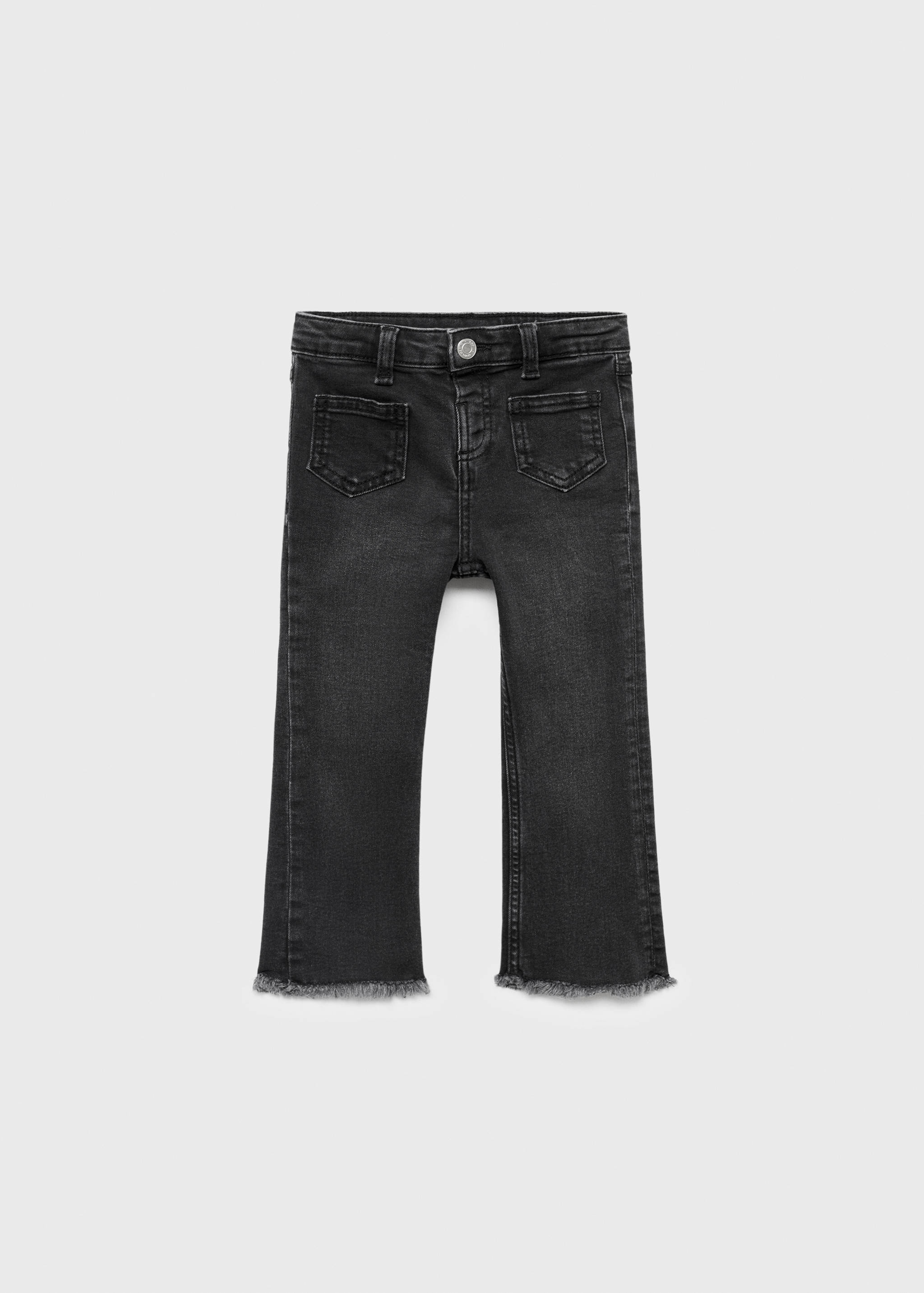 Frayed low-rise skinny jeans - Article without model