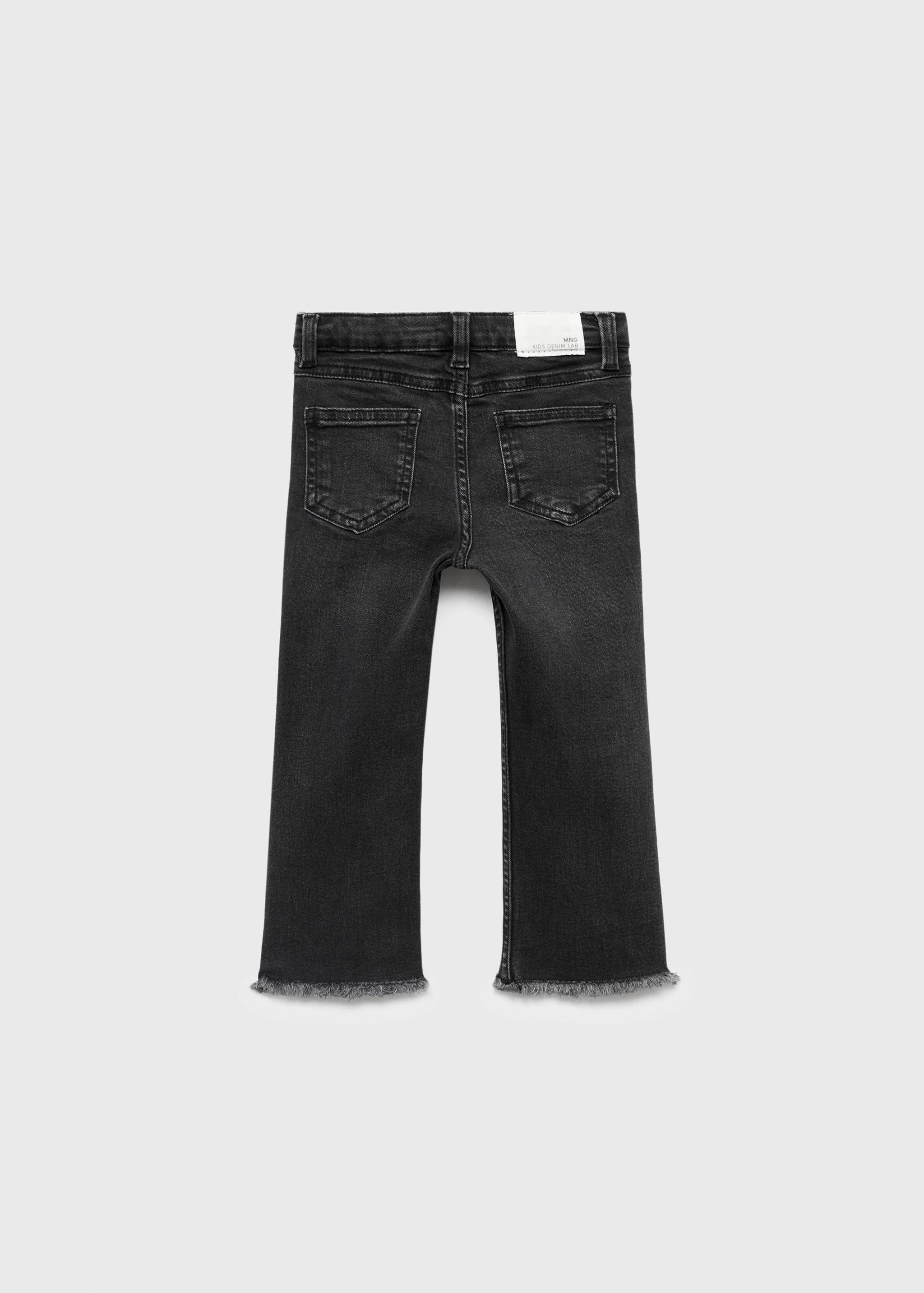 Frayed low-rise skinny jeans - Reverse of the article