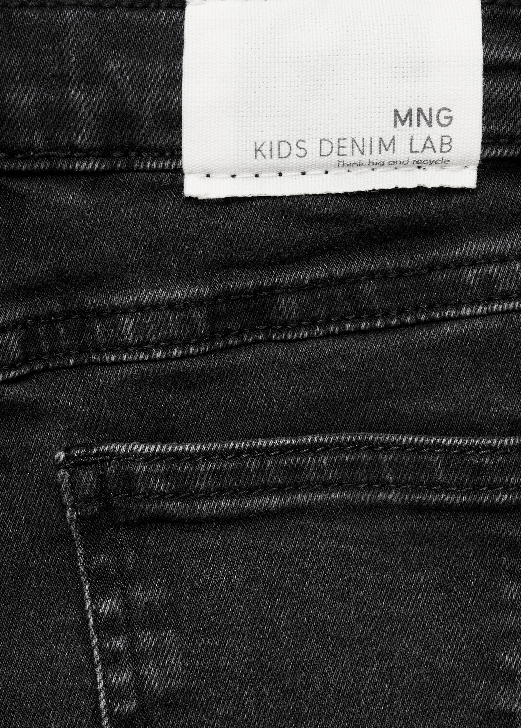 Frayed low-rise skinny jeans - Details of the article 0