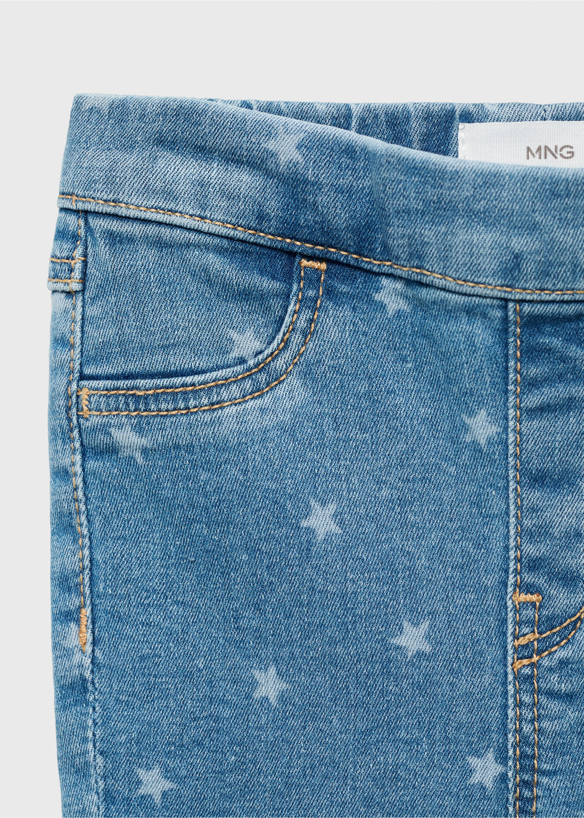 Skinny star jeans - Details of the article 8, Medium Blue. Ref: 17012033-00.