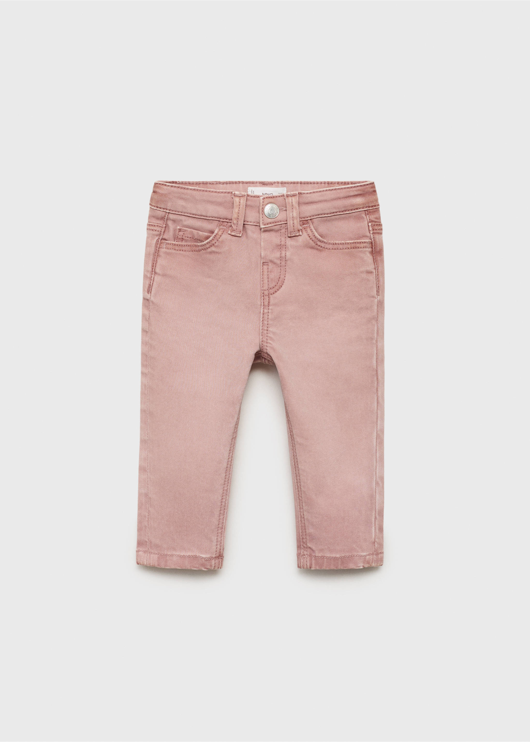 Skinny-fit jeans - Article without model, Pale Pink. Ref: 17012034-00.