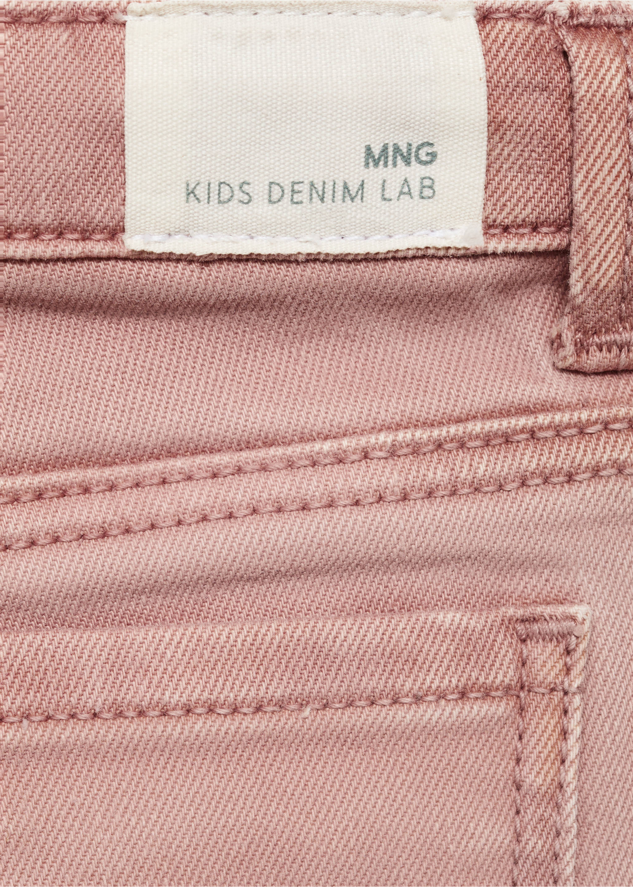 Skinny-fit jeans - Details of the article 8, Pale Pink. Ref: 17012034-00.